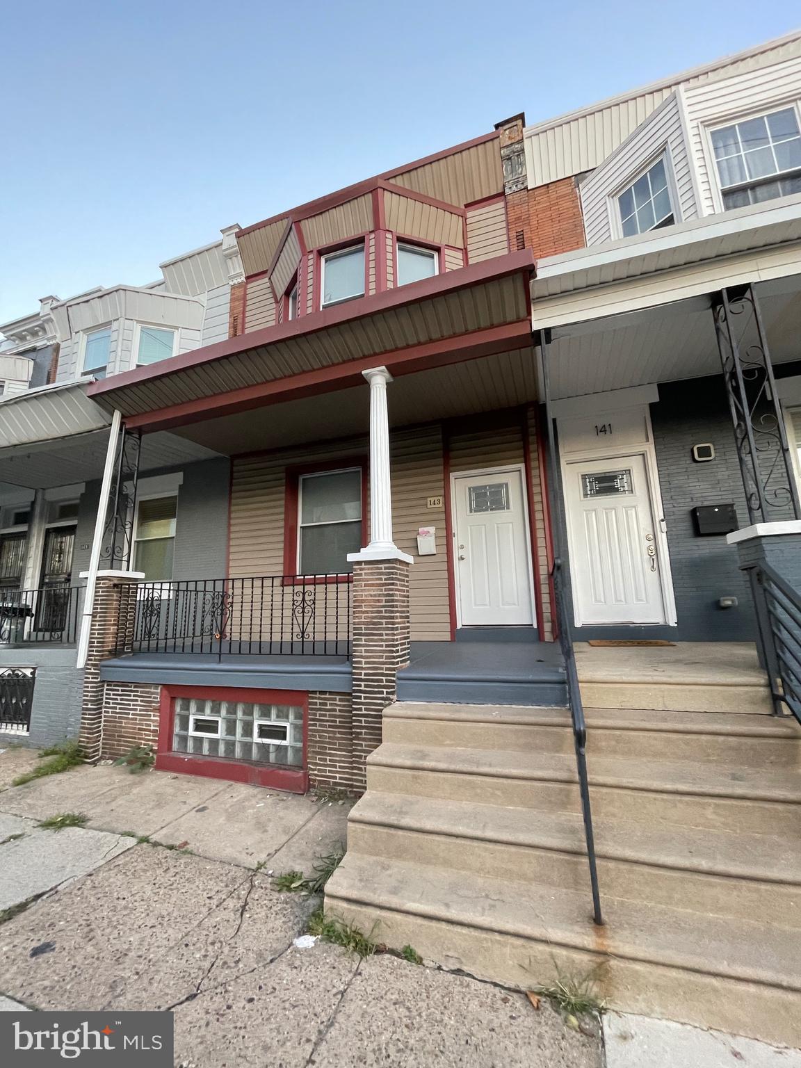 This large Charming 3BR 1BA, home has so much potential and is waiting for the right owner to bring their artistic charm to bring out the potential of this spacious Located 2 blocks away from the Market Frankford high speed train, and the New Market Street West Development Project.