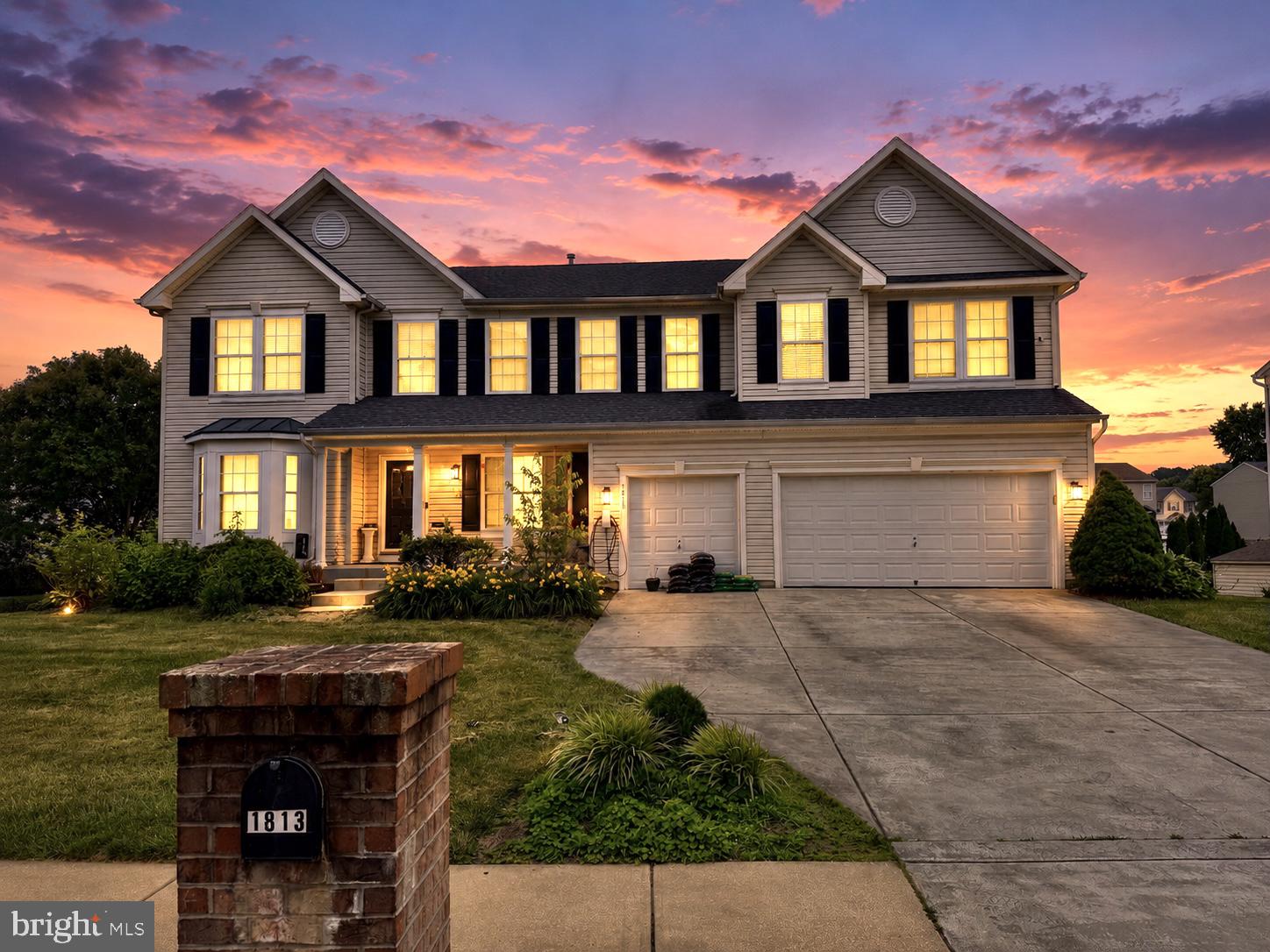 Welcome to 1813 Charolais Ct, a beautifully updated home offering over 6000 square feet of finished space with 6 bedrooms, 5.5 bathrooms, and a highly functional floor plan designed for comfortable living and entertaining.

As you enter, you're welcomed by a stunning office on the left, professionally converted in 2024 and featuring custom-built storage and added privacy:perfect for working from home. To the right is a spacious formal dining room that comfortably accommodates eight or more guests for gatherings and special occasions.

The heart of the home features a large family room with a cozy fireplace and convenient powder room nearby. The open-concept kitchen includes granite countertops, refreshed cabinetry, stainless steel appliances, a new backsplash, updated flooring that extends into the dining area, and a bright breakfast nook. A generously sized pantry provides ample storage for food, small appliances, and kitchen essentials.

The main level also includes a private in-law suite with a full bathroom, ideal for guests or multi-generational living.

Upstairs, a spacious loft serves as a versatile secondary living area. The upper level offers three generously sized secondary bedrooms with walk-in closets, including a Jack-and-Jill bathroom setup, along with a luxurious primary suite featuring a large bedroom, spa-like bath, and an oversized walk-in closet.

The finished basement expands the living space with a massive recreation room, a full bathroom, a private guest bedroom with a closet, and an additional finished room that can be used as a home theater, gym, playroom, hobby room, or potential seventh bedroom.

Major updates include fresh paint throughout (2024), removal of all popcorn ceilings, new refrigerator, microwave, dishwasher, washer and dryer, a new backsplash, garbage disposal, updated kitchen flooring, and a dual HVAC system with one unit replaced in 2024. Outdoor improvements include a new deck built in 2025 with a concrete patio underneath, a brand-new fence installed in 2026, and a garage refreshed with a durable epoxy floor coating. Garage also features custom built storage racking and shelving systems providing exceptional space for tools, seasonal items and household storage.

This move-in-ready home combines exceptional space, modern updates, and versatile living areas in one of Bel Air's desirable locations.