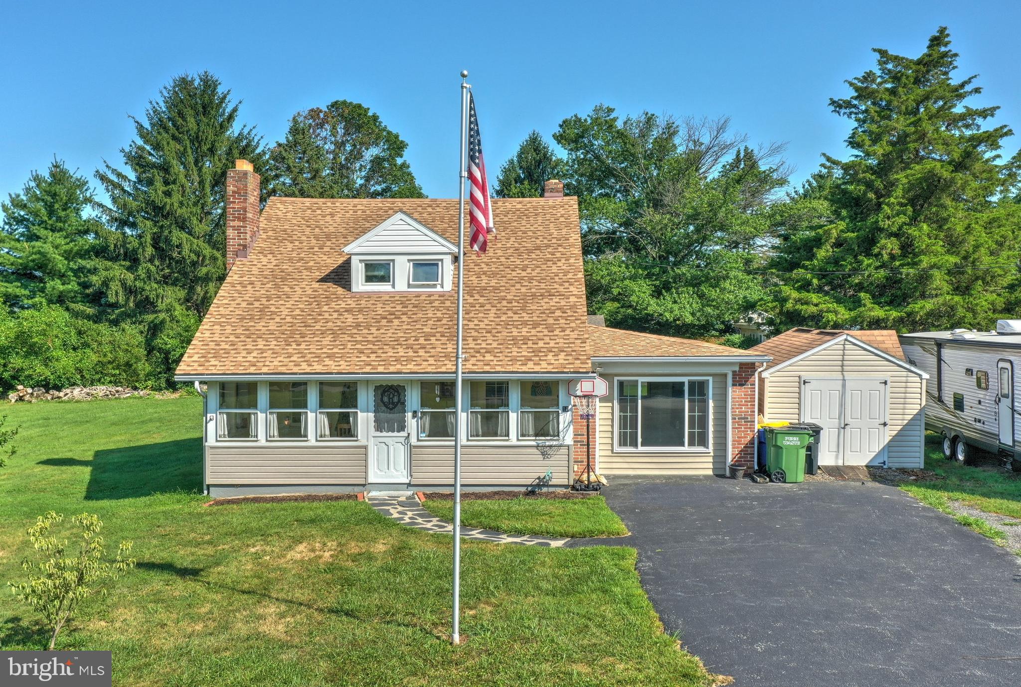 This Beautiful Cape Cod on a .72 acre lot is close to Rt 30 & 83 for a fast commute to anywhere!  The HUGE yard is clear,  level and ready for your land and hard scape imagination to go crazy! This home is a good mix of old and new, it has old charm and character with original doors and floors, yet has upgraded full bathroom and A NEW FIRST FLOOR MASTER BEDROOM is ready for YOUR final touches! The front sun room is perfect to enjoy your morning coffee.  The 3 bedrooms upstairs are cute as a button and all have original charming wood doors! Don't miss this one!