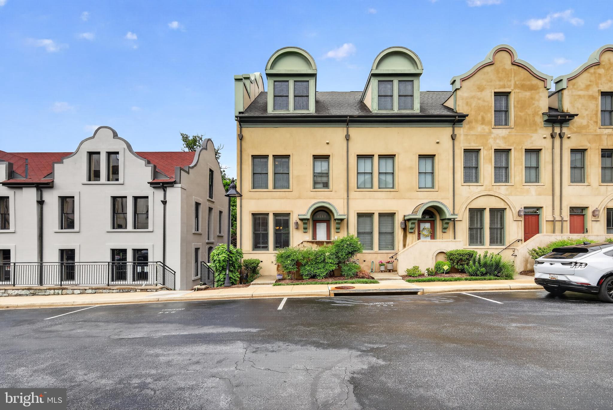Where History, Preserve Views, and Elevated Living Converge

Welcome to 2711 Cassedy Street, a sought-after end-unit townhome within the historic National Park Seminary community. Combining distinctive architecture, preserved surroundings, and modern construction by EYA, this home offers a rare opportunity in one of Montgomery County’s most unique residential settings.

Filled with natural light from three exposures, this end-unit residence enjoys views of surrounding green space and a private rooftop terrace designed for outdoor relaxation and entertaining.

The main level features an open-concept layout where the chef’s kitchen flows seamlessly into the living and dining areas. Large windows frame the surrounding tree canopy, while a private deck extends the living space outdoors.

The upper level offers two spacious en-suite bedrooms, including a generous primary suite with a well-appointed bath featuring a separate shower and ample storage. A conveniently located laundry room completes this level.

The top floor provides exceptional flexibility with an expansive loft, private rooftop terrace, and a third en-suite bedroom with its own full bath. This versatile space is ideal for guests, a home office, recreation area, or multigenerational living arrangements.

The entry level features an additional flexible living space highlighted by an electric fireplace and direct access to the attached side-by-side two-car garage.

National Park Seminary is known for its rich history, preserved architecture, and unique community setting. Residents enjoy access to community amenities, including the historic clubhouse and ballroom facilities (fees may apply). The location offers convenient access to Downtown Bethesda, NIH, Walter Reed National Military Medical Center, I-495, I-270, Forest Glen Metro, and the extensive trail network of Rock Creek Park.

School assignments are believed to be Bethesda-Chevy Chase High School and Silver Creek Middle School based on publicly available information. Buyers should independently verify school assignments with Montgomery County Public Schools.

Highlights:

• End-unit EYA construction with abundant natural light
• Views of surrounding preserve and green space
• Private rooftop terrace
• Three en-suite bedrooms, each with a dedicated full bath
• Flexible loft and lower-level living spaces
• Electric fireplace
• Side-by-side two-car garage
• Convenient access to Downtown Bethesda, NIH, Walter Reed, Metro, and major commuter routes
• Access to Rock Creek Park trails and National Park Seminary community amenities