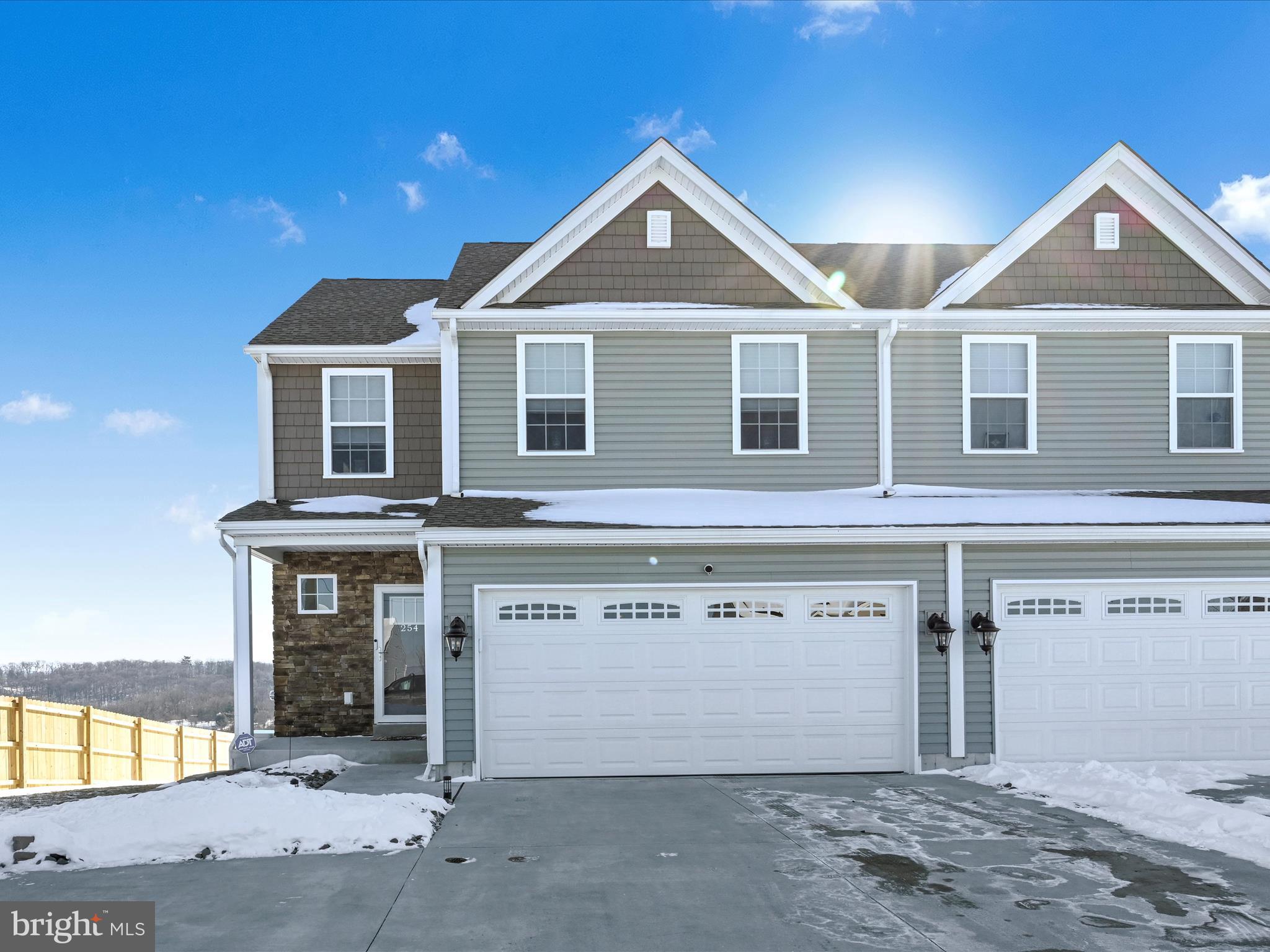 BACK ON THE MARKET-- Sale fell thru due to no fault of the seller so now it can be yours!!!  FHA Appraisal came in at $355,000-- Quick Closing possible!!!!

JUST LIKE NEW!  Welcome to the Mulberry model in McIntosh Farms. This home is absolutely move-in condition & barely lived in--giving it that NEW home feel! Seller has added a fence, a storage shed AND 18,000kw generator so you don't have to!!! Also included are ALL the Appliances which are less than 2 years old-- Including kitchen appliances AND washer & dryer.  The home features a first floor Primary Bedroom suite, incredible views and 2 car garage!  
The main floor has 9ft ceilings, an open floor plan for easy living & entertaining, a gorgeous kitchen with granite counters, an island AND Laundry closet! Upstairs features 2 bedrooms and Full bath.  The second bedroom is MASSIVE and can easily double as a bedroom & office space.  Basement is large, functional and walks out to the backyard!
Outdoor living areas include a large deck off the main floor & patio from the basement to enjoy the beautiful views!!  This home has much to offer and is a MUST SEE!!