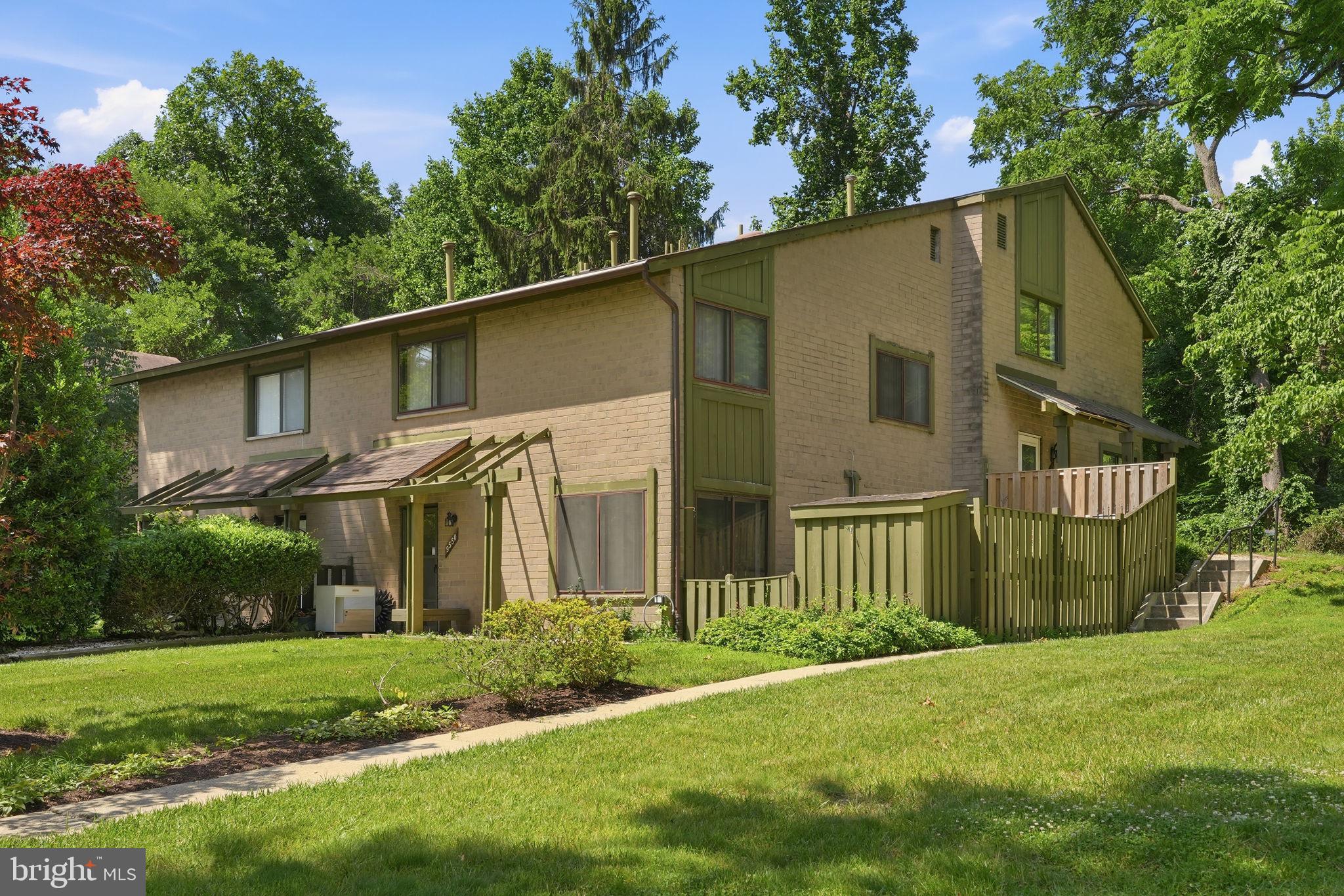 Welcome to this beautifully updated home at 9554 Transfer Row. The spacious living room is bright and inviting, featuring brand-new LVP flooring that flows continuously across both levels. From the dining area, you can step out to a charming brick patio that is perfect for relaxing outdoors, entertaining, or dining. The kitchen is functional and ready to use, featuring plenty of cabinet space and updated appliances, convenient next to washer/dryer.

Upstairs, the primary bedroom provides a comfortable retreat with good natural light, ample closet space and brand new window. Two additional bedrooms offer flexibility for family, guests, or a home office. The full upper-level bathroom is equipped with new vanity and well-maintained.

Recent improvements include an updated roof and a brand-new furnace installed in 2025, giving you peace of mind for years to come. Additional conveniences include on-street parking, and the community offers access to bike trails for outdoor enjoyment. This home is completely move-in ready and thoughtfully renovated, offering a wonderful opportunity for its next owner.