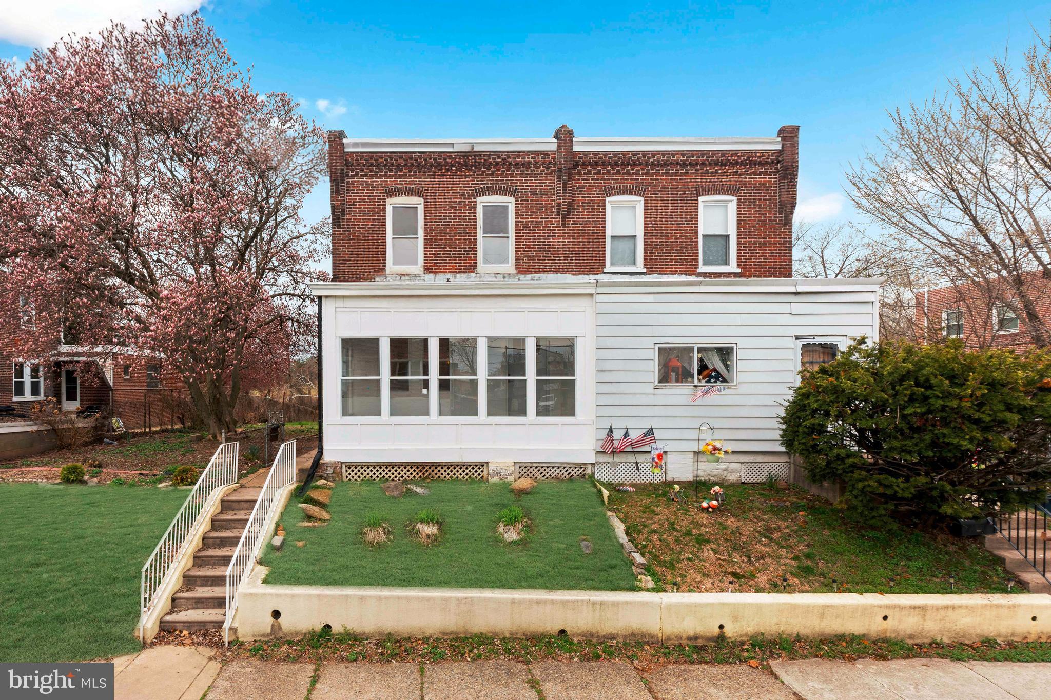 This beautifully updated red brick home in Eddystone has been completely renovated in 2025, offering a fresh and modern feel throughout. Taken down to the studs and rebuilt, it features 4 bedrooms and 2.5 bathrooms with a bright, open layout designed for comfortable everyday living.

The main level offers a spacious living and dining area filled with natural light and finished in soft neutral tones. Solid white oak hardwood flooring runs throughout, adding warmth and a clean, timeless look. The kitchen includes quartz countertops, plenty of cabinetry, and space for casual dining, with direct access to the backyard overlooking the river.

An enclosed front porch provides a nice spot to relax, whether it is morning coffee or winding down in the evening.

Upstairs, there are three bedrooms including a primary suite with its own full bathroom and good closet space. The finished walkout basement adds flexibility with a fourth bedroom, laundry area, and an additional room that can be used as a gym, playroom, or storage.

Major updates completed in 2025 include new walls, flooring, staircase, doors, trim, insulation, windows, HVAC, electrical, and plumbing.

Located in the Ridley School District with convenient access to Route 95, 476, Philadelphia, the airport, shopping, and dining.
