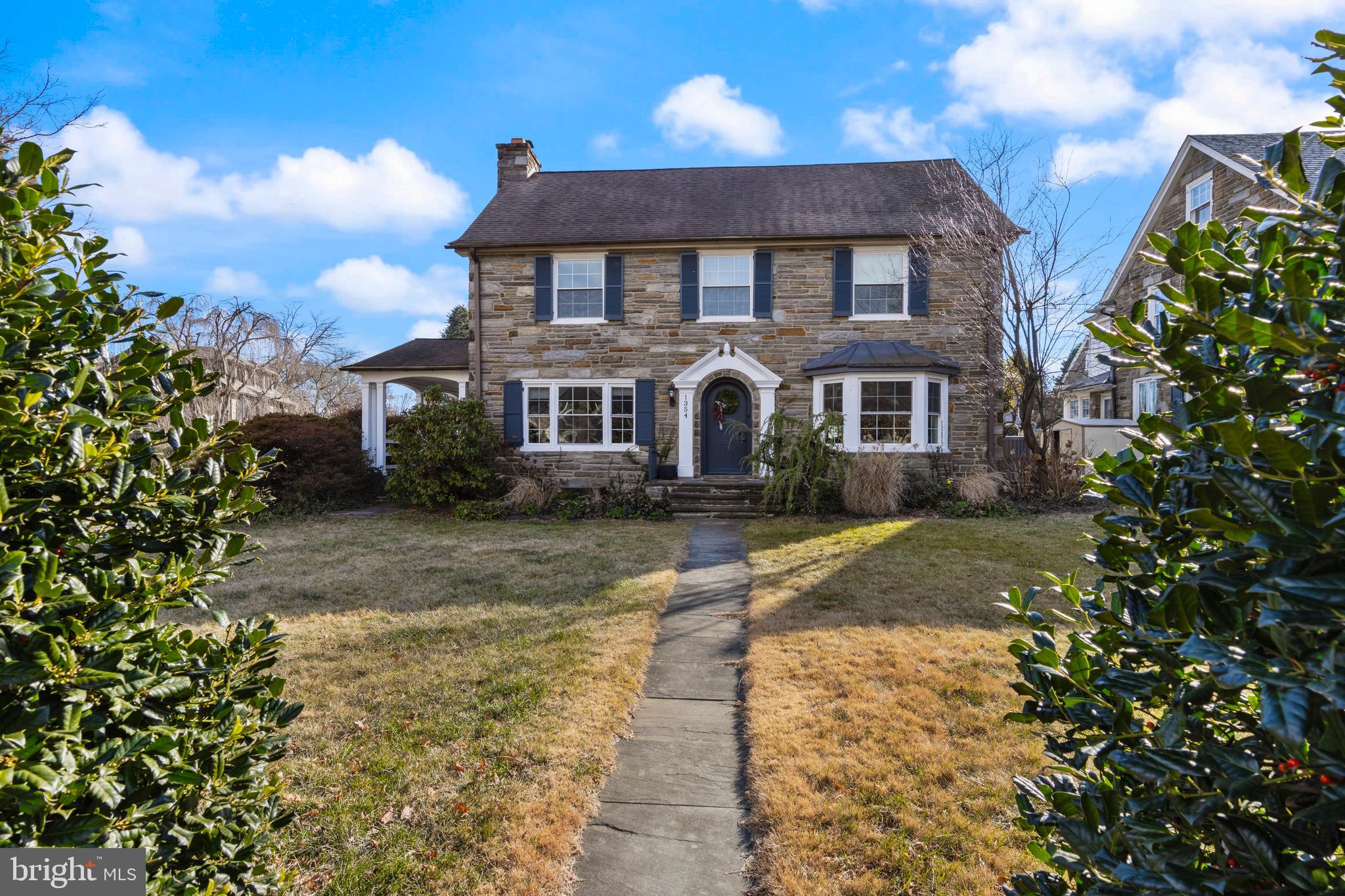 Don't miss this beautifully updated 4+ BD, 3/2 BA stone colonial in the heart of Wynnewood. Nestled on a picturesque tree-lined street, this property perfectly combines timeless charm with modern updates, all in one of the area’s most sought-after neighborhoods - known for its warm sense of community.

The gracious center Entrance Hall opens to a bright and sunny Living Room with fireplace, a Dining Room with large windows, and a renovated Kitchen with a large built-in breakfast bar—ideal for casual dining or entertaining. Upstairs, you’ll find 3 renovated full Bathrooms serving 4 spacious Bedrooms, offering comfort and style for every member of the household. Custom organizers enhance many closets and provide great storage. 

The third-floor Bonus Room provides wonderful flexibility as a private home Office, creative Studio, or Guest retreat. The finished Lower Level Family Room adds even more versatile living space, with ample additional room for toys, hobbies, exercise gear, or a game table. This level also features a bright Laundry area, a 2nd Powder Room, and a door with steps to the yard. 

Outside, enjoy the quiet, walkable neighborhood near Penn Wynne Park and the scenic trails behind Lankenau Hospital, with the added benefit of being in highly ranked Lower Merion School District. A two-car garage completes this exceptional property, offering both practicality and convenience. EZ Access to Center City, the Airport, schools, universities, parks, and major transportation routes. 

1354 Arbordale Road is more than just a house—it’s a place to feel connected, comfortable, and truly at home. Schedule your appt. today!