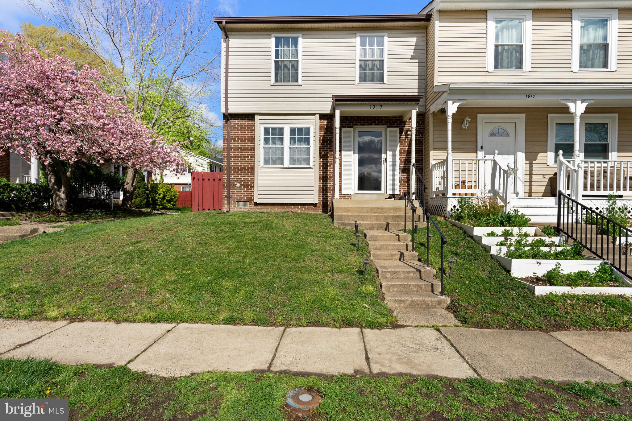Lovely end unit townhouse loaded with upgrades including recently updated HVAC system, doors, updated flooring throughout, sliding door, updated kitchen, appliances, and bathroom.  Back yard includes spacious fenced back yard and deck.   Convenient to local shops, restaurants, transportation, Quanitico Marine Base,  Potomac Mills, I-95 and more.