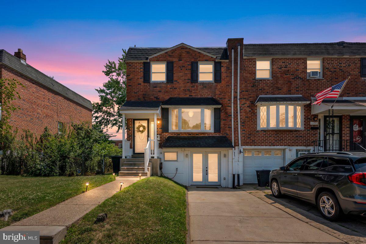 Welcome to this stunning,  beautifully maintained, all- brick end-of-row home located in the highly sough-after Parkwood Section Of N.E. Phila.  This gem features 3 bedrooms, 1 bath, and is perfectly situated on an oversized premium lot which includes private side and rear yards which showcases a refreshing above ground pool. Step inside to a bright and spacious living room that features an oversized bay window that allows an array of natural light throughout, it also includes overhead recessed lighting and luxury vinyl plank flooring. The floor plan  flows seamlessly into the dining area creating an open and inviting space that highlights the spectacular, brand new kitchen. The amazing,  newly updated kitchen is a true centerpiece of the home and offers plenty of cabinetry,  elegant granite countertops,  stylish tile backsplash, under cabinet lighting, stainless steel appliances, a spacious center island, and a dedicated dining area. This kitchen was designed with both function and style in mind, this space is perfect for everyday living, entertaining guests, and hosting family holidays.  The upper level features 3 generous size bedrooms, all having more than adequate closet space, ceiling fan light fixtures, and a timeless 3-piece hallway bathroom with newer fixtures. The expanded lower level provides additional living space and can be utilized as you wish, (possible 4th bedroom), man cave, rec room, plenty of storage space and closets, separate laundry area with all the amenities, custom built  desk, and rear access to the private, fully fenced back yard complete with a patio and sparkling above ground pool, creating the perfect backyard retreat. Additional features include close proximity to top ranked schools, public transportation, playground at you fingertips, and all major highways. This home has been meticulously cared for over the years and it clearly shows!!!