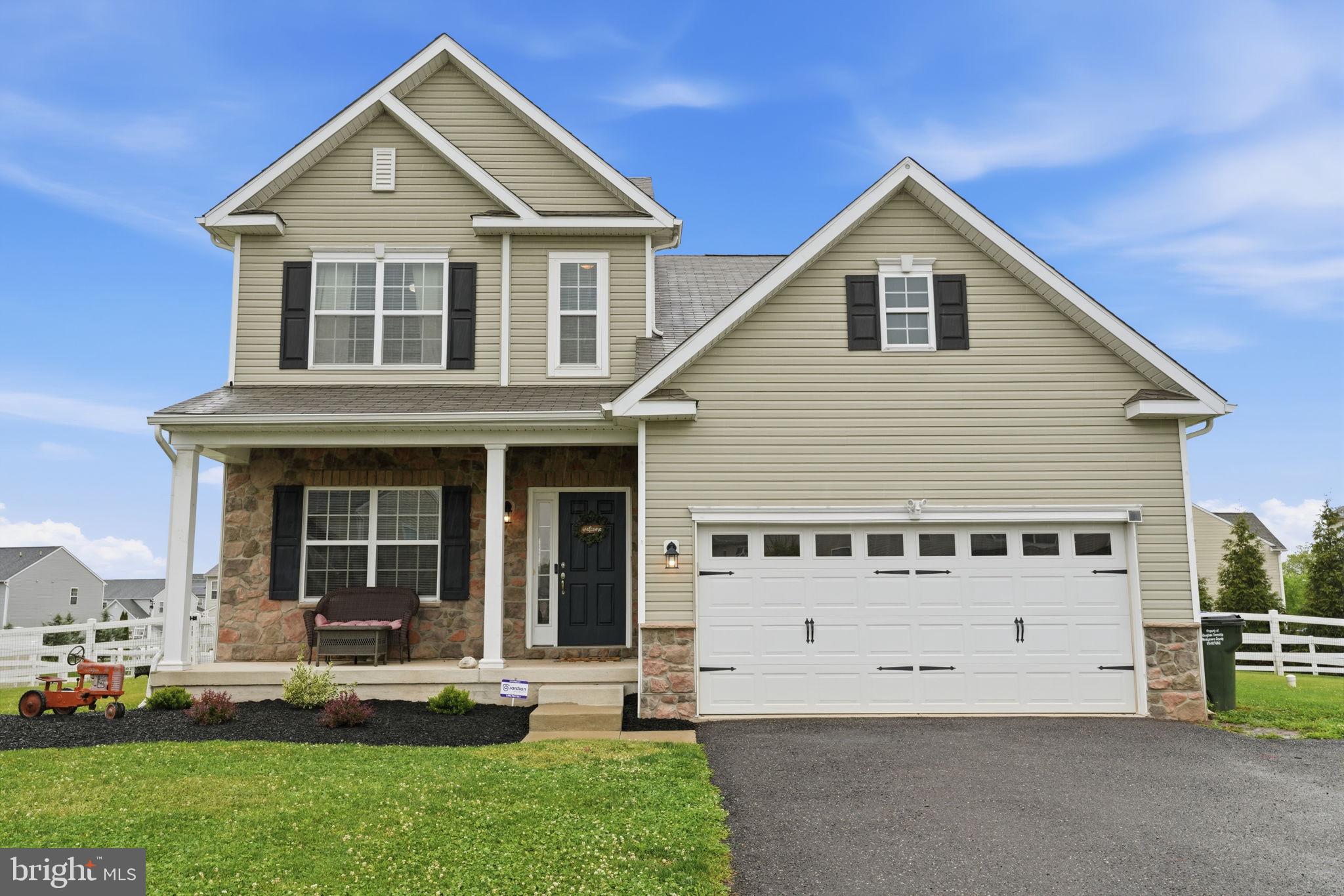 Showings start on May 28
Welcome home to this beautifully maintained 4-bedroom, 2.5-bath residence offering space, style, and comfort both inside and out. From the moment you arrive, you’ll be impressed by the home’s inviting curb appeal, complete with a large brick driveway and a welcoming covered front porch, perfect for relaxing mornings or evening unwinding.

Step inside to find a thoughtfully designed layout featuring wood flooring that flows through the kitchen and into the spacious breakfast room, creating a warm and cohesive feel. The kitchen is a true centerpiece, showcasing raised panel maple cabinetry, granite countertops, and a gas stove, ideal for both everyday living and entertaining.

The generously sized bedrooms provide plenty of room for everyone, with three of the four bedrooms offering walk-in closets for ample storage. The primary suite is a private retreat, complete with dual sinks, a separate walk-in shower, and a relaxing soaking garden tub.

The  un-finished basement includes an egress window.

Step outside to enjoy your fully fenced backyard oasis, set on just under a half-acre. Whether you're hosting gatherings or enjoying quiet time at home, you’ll love the inground pool perfect for entertaining and making the most of outdoor living.

This home truly combines comfort, functionality, and charm, ready for you to move in and make it your own.