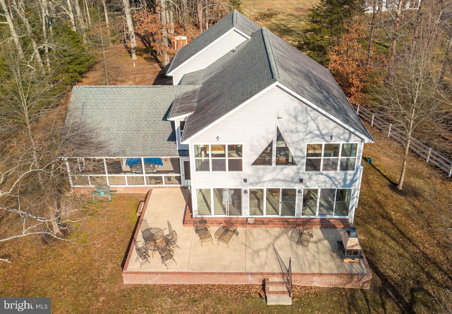 Spectacular point of land on Combs Creek. 2.4 acres of privacy with over 600 ft of bulkheaded and rip rapped shoreline.  Property looks straight out creek to the Potomac.  Deep water and boat lift at pier, along with covered portion of dock.  Home was rebuilt in 2004.  Huge family room with vaulted ceilings and custom windows overlooking nice front yard and creek.  Kitchen is substantial with large island, upgraded cabinets, and waterfront views.  Two main level bedrooms with private baths plus screened porch  and guest 1/2 bath round out first level.  Second level features  3-4 bedrooms with two full baths and a half bath.  Large upper level Family area has private bath.  Two of the upper level bedrooms with overlooks to Family Room below and great views of the creek.  Live here full time, or have a great weekend gathering spot for lots of friends and family!!