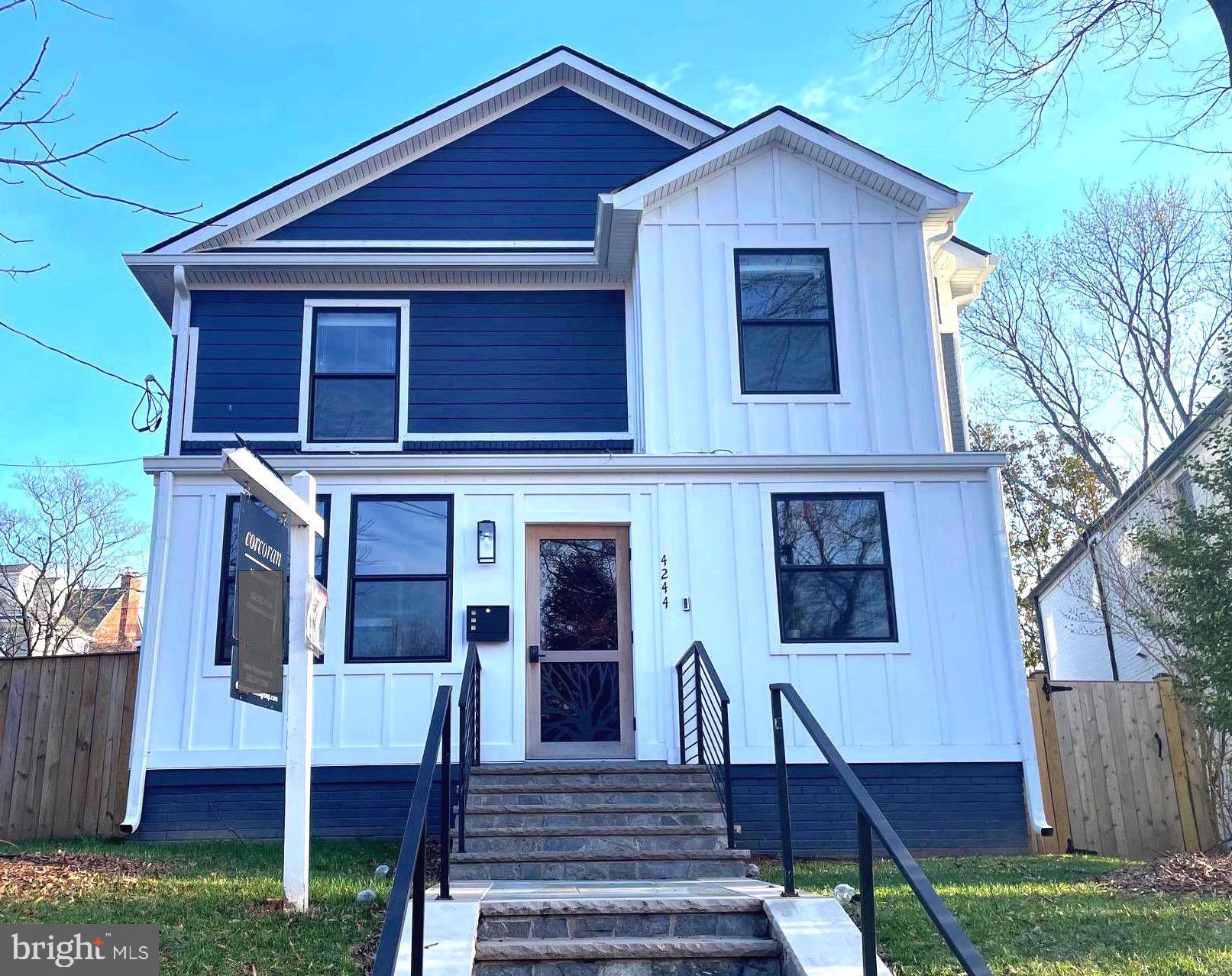 $200K Reduction in Price!  TOTALLY TURNKEY!   Reimagined and expanded from its original footprint in 2023, this stunning 5-bedroom, 4-bathroom residence in AU Park is the definition of turnkey! Rebuilt from the studs with a beautiful kitchen, all-new systems, stylish flooring, a new roof, closets galore and a high-efficiency 2-zone HVAC system, this home offers the scale and luxury of modern construction but still gives that classically built vibe.  It welcomes you with a set of inviting stone stairs flanked by a solid yet beautiful retaining wall.  Enter via a serene, enclosed front porch with heated floors that offers a cozy, climate-controlled retreat for a home office or a seamless transition from the outdoors.  Then, stepping into the home, you'll find a nice-sized foyer with a large coat closet. Inside, the open-concept main floor features a welcoming living room with a fireplace, a private office, and a full bathroom. The gourmet kitchen is equipped with GE Cafe appliances, an over the stove pot filler and a dedicated wine fridge.  The kitchen flows into a sitting area that overlooks the yard and provides direct access to it and the 2 car alley accessible parking with a Tesla/electric vehicle charger.

The upper level boasts a luxurious primary suite featuring a walk-in closet and a spa-like bathroom with dual sinks, a massive glass-enclosed shower, heated floor and a private water closet. Two additional bedrooms, a spacious landing, and a dedicated laundry room with Whirlpool appliances and a utility sink round out this floor. The lower level is designed for maximum flexibility, offering high ceilings that easily accommodate a media area plus space for play or exercise. This level also includes two additional bedrooms (one of which doubles perfectly as a second office), a full bathroom,  and independent exterior access.

The living space extends to a premium slate patio and a fully fenced, tiered yard. A beautiful retaining wall separates the lush natural grass of the upper tier from the maintenance-free artificial grass of the main yard, providing a versatile outdoor oasis for entertaining. Perfectly situated, this home is under two blocks from the Tenleytown-AU Metro, Janney Elementary, and the vibrant shopping and dining along Wisconsin and Massachusetts Avenues—including Whole Foods, Panera, Millie’s, Wagshal’s, and the new City Ridge development. Between this meticulously renovated home and its premier location, you will enjoy the very best of DC living.