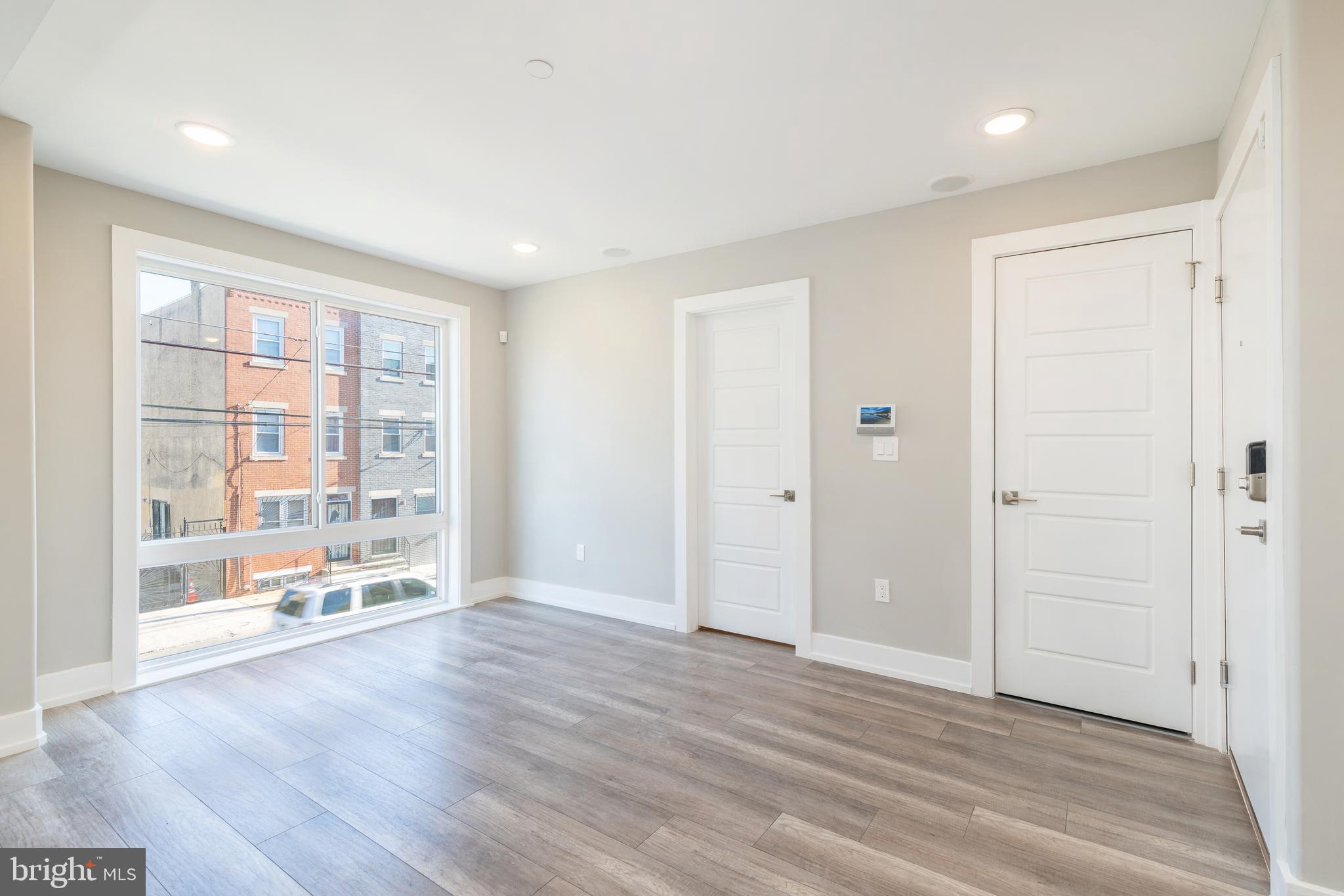 Welcome to 2238 N 2nd St (Unit #2) in the Norris Square area. This new construction unit features 1 bed 1.5 bath unit with shared roof deck with beautiful views.  Unit includes in-unit washer/dryer, open concept living/kitchen, stainless steel appliances and quartz countertops. It comes with all the extras as well, from surround sound built in speaker system, to smart thermostat and security system.  You are short walk to the York Dauphin St el station stop.  New construction is everywhere.  Public transportation and the York Dauphin EL station is a short walk away.  Norris Square Park is less then a five minute walk and all the restaurants and coffee shops in the area are in close proximity as well.