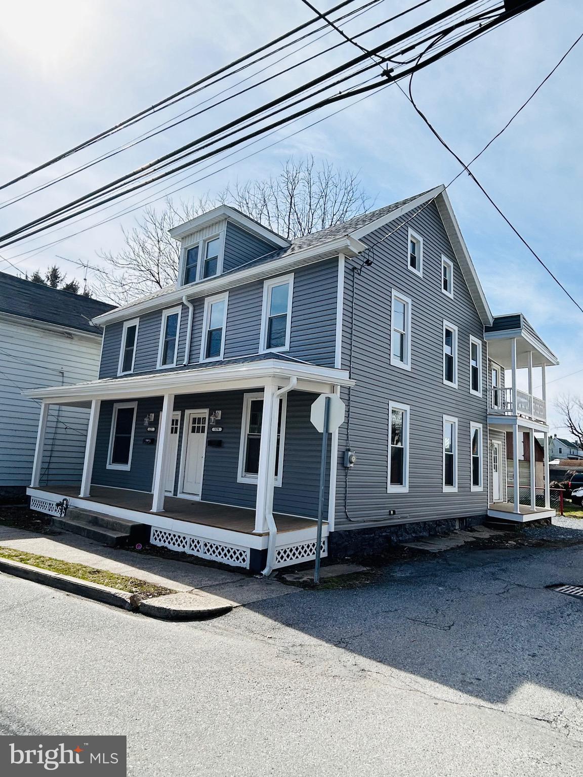 Completely remodeled duplex. Live in one side and rent the other or you can choose your tenants. Both sides are currently vacant.  Both sides offer 3 bedrooms, 1 full bath. Brand new roof, siding, floors throughout, windows, kitchens, bathrooms, plumbing, electrical. Great investment opportunity in the Borough of Chambersburg. Walking distance to Ben Chambers Elementary School.  Schedule a showing today!
