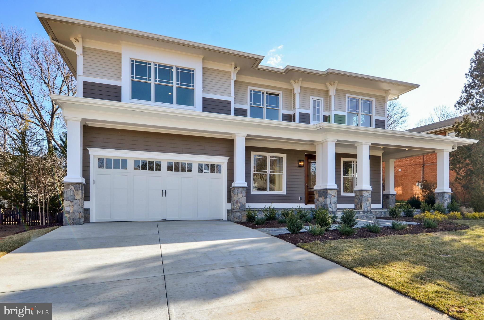 100% COMPLETED! Spacious & airy Arts & Crafts Colonial, built by award-winning builder Mid-Atlantic, offers 5 BR, 4.5 BA, chef's kitchen, dry bar, 1st flr library & mud rm, 2-car garage, screened-in rear porch, owner's suite w/his & hers WICs and spa BA. 2nd Flr hw/study rm, finished lwr lvl incl 5th BR, FB, rec rm w/kids playhouse built-in, media rm & exercise rm. Part of the Whitman HS Cluster.