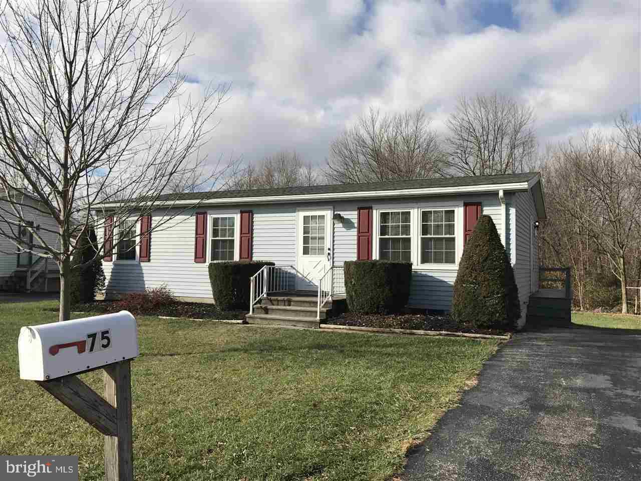 TIRED OF RENTING? You can own this home for no money down, no security deposit, & a low monthy mortgage less than most rentals! Large LR & country kitchen! Master bedroom has walk-in closet! New carpets   2 yrs old! Newer roof, windows & heating!  Enormous basement ready to finish w/ outside exit!  Great back yard, backs up to woods! Wrap around deck! VERY LOW TAXES! Convenient to shopping! Newly paved roads! Hurry before interest rates go up!