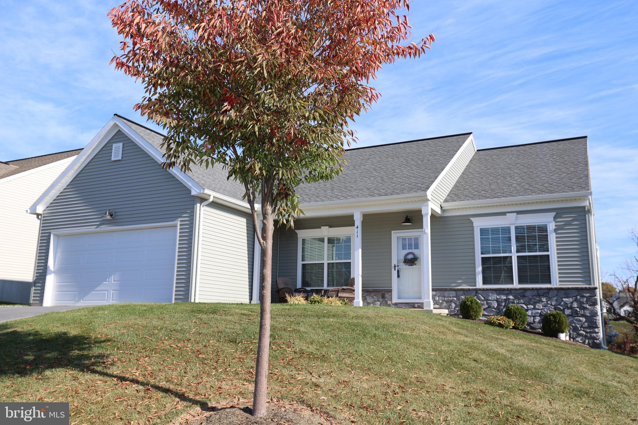 Welcome to this delightful 3-bedroom, 2-bathroom ranch-style home, offering comfortable one-level living with additional space in the fully finished basement. This home is perfect for those seeking both style and convenience in a quiet neighborhood setting. As you step inside, you’ll be greeted by a spacious living area featuring a cozy fireplace, perfect for gathering around on chilly evenings. The large windows flood the room with natural light, creating a bright and welcoming space. The open-concept kitchen and dining area are ideal for both casual meals and entertaining, complete with modern appliances and ample storage. All three bedrooms are generously sized, with the primary bedroom offering an ensuite bathroom for added privacy. The finished basement provides endless possibilities—whether you’re looking for a home office, entertainment space, gym, or guest suite, this versatile area has you covered. Additional features include a laundry area, abundant storage, and potential for a workshop or hobby room.