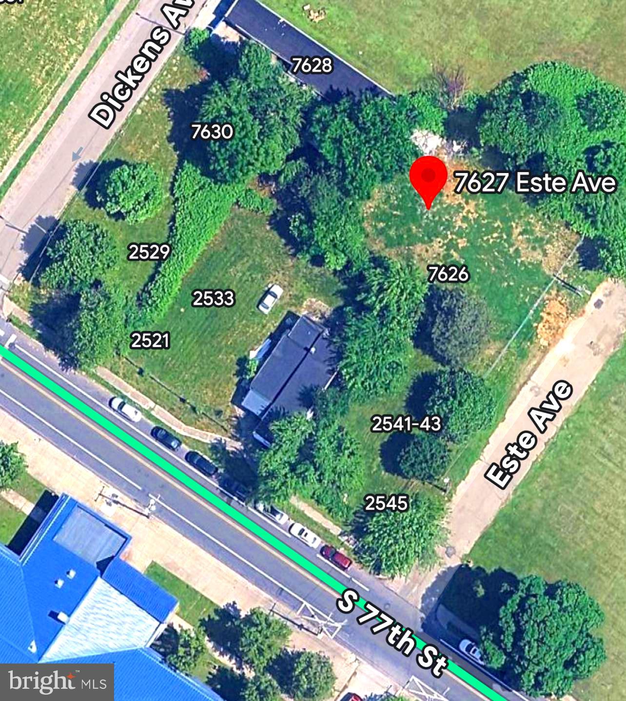 10 Accessory Garages at the rear of the property — income-producing potential
🔥 3 BUILDABLE LOTS 
📍 7627 Este Ave, Philadelphia, PA 19153
📍 BONUS LOT INCLUDED: 2541–43 S 77th St, Philadelphia, PA 19153
Land Sold AS-IS / WHERE-IS. Buyer is responsible for all due diligence.
Lots may be sold separately or as a package.

Attention Investors & Developers! This is an exceptional growth and development opportunity priced to sell. Offering approximately 13,100 sq ft across 3 adjoining lots, this package provides massive potential in one of Southwest Philadelphia’s most desirable neighborhoods — Penrose.

✨ Property Highlights:

3 Buildable Lots (can be purchased individually or together)

Approx. 13,100 sq ft total

10 Accessory Garages at the rear of the property — income-producing potential

BONUS LAND INCLUDED at 2541–43 S 77th St

Located on a private dead-end street

Opportunity to create tenant parking or expanded development

Directly across from a public park and Penrose Elementary School

Ideal for building multiple multi-unit properties

Prime Location — minutes to Philadelphia International Airport, I-95, I-76, shopping, and public transportation

📍 Neighborhood Advantages:
Penrose is a highly sought-after, family-friendly area just southwest of Center City — strong rental demand, excellent accessibility, and continued growth make this an ideal investment for long-term success.

💥 Don’t miss out on this rare land package!
Property is sold strictly AS-IS / WHERE-IS. Buyer must verify all zoning, permits, and development possibilities.