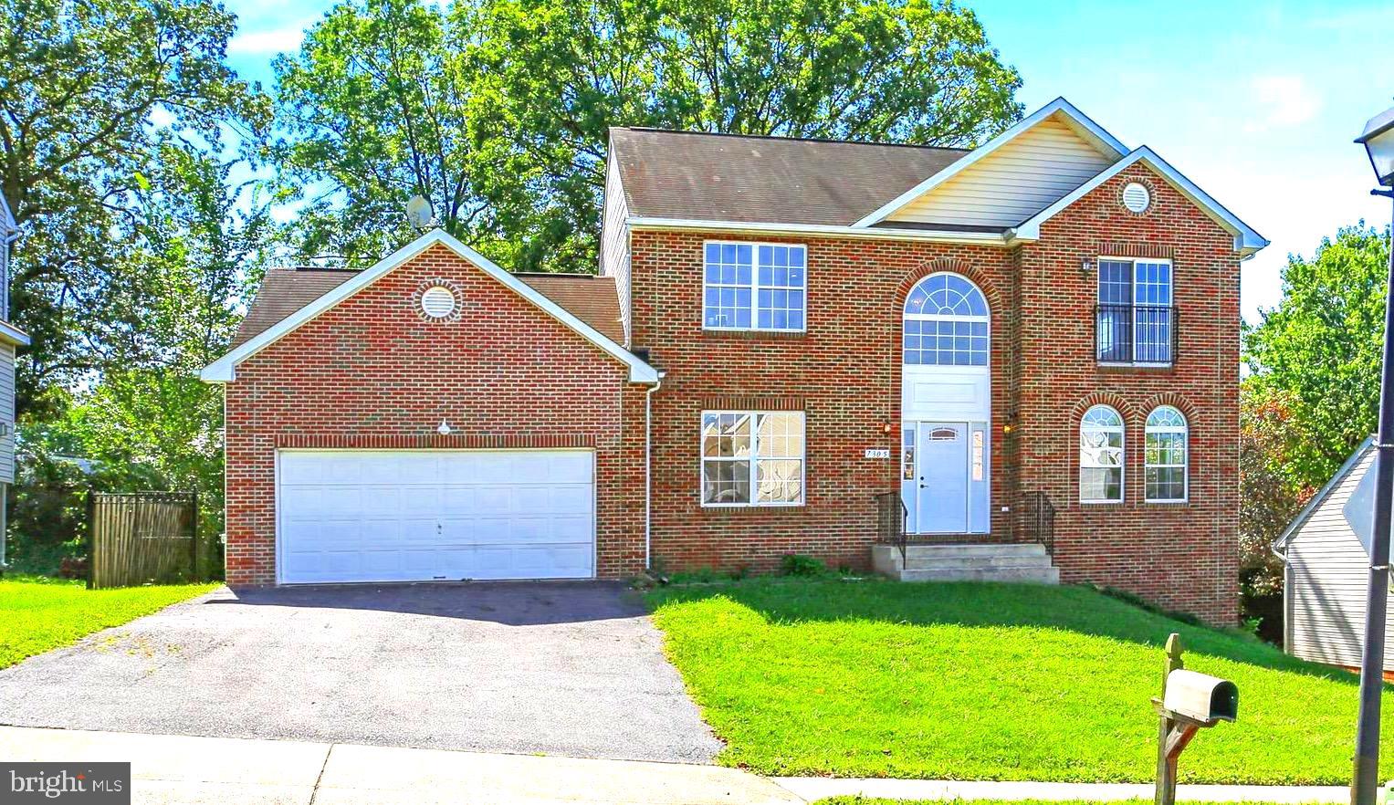Welcome to 7305 Hawthorne St, a charming and spacious 4-bedroom, 3.5-bathroom brick-front Colonial located in the desirable Hawthorne Hill subdivision of Landover. This beautifully updated single-family home includes a 2-car garage and offers a bright, open floor plan that’s perfect for entertaining. The entire home has been freshly painted, featuring hardwood floors on the main level and new carpet on the upper level. The brand-new kitchen is equipped with stainless steel appliances, modern cabinetry, and updated countertops. Upstairs, you’ll find three generously sized bedrooms, two full bathrooms, and a dedicated office space. The luxurious primary suite includes a large walk-in closet, soaking tub, separate shower, and double vanity. The fully finished basement adds even more living space with a large family room, and additional office space, gym room, or den , a full bath, and a separate laundry room. Conveniently located less than a mile from the Metro and just minutes from the Largo Metro Station, PG County Ballroom, Kentland Community Center, shopping centers, grocery stores, the new PG County Regional Medical Center, Woodmore Towne Centre, Largo Towne Center, and FedEx Field. Enjoy easy access to I-95, I-295, and Route 50.