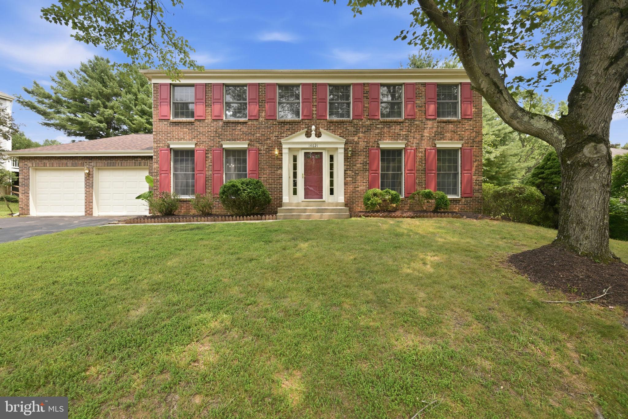Original owners have lovingly cared for this spacious colonial situated on one of the most sought-after lots in the neighborhood, leading to a cul-de-sac in North Potomac. Five bedrooms, all located upstairs, and three and a half bathrooms including two full baths on the upper level. The main level offers hardwood floors throughout, updated light fixtures, a formal dining room, living room, eat in kitchen, family room with fireplace, powder room, and a laundry room conveniently located off the two car garage. The kitchen features granite countertops and beautiful cabinetry. A glass sliding door off the family room leads to a deck overlooking a massive, fully fenced backyard, ideal for entertaining or a game of catch. Upstairs you'll find five generously sized bedrooms, all with hardwood floors, including an en suite primary and a full hallway bath. The walk out basement includes a full bathroom, a bonus room that could serve as guest space or home office, plus a separate large open area ideal for a playroom, media room, workout space, or additional office space. Sliding glass doors to the patio below the deck complete the level. Additional highlights include a premium ClimateMaster geothermal water source heat pump, offering efficient, year round comfort, and a roof replaced in 2024. This home has been well maintained from day one and is ready for its next owners.