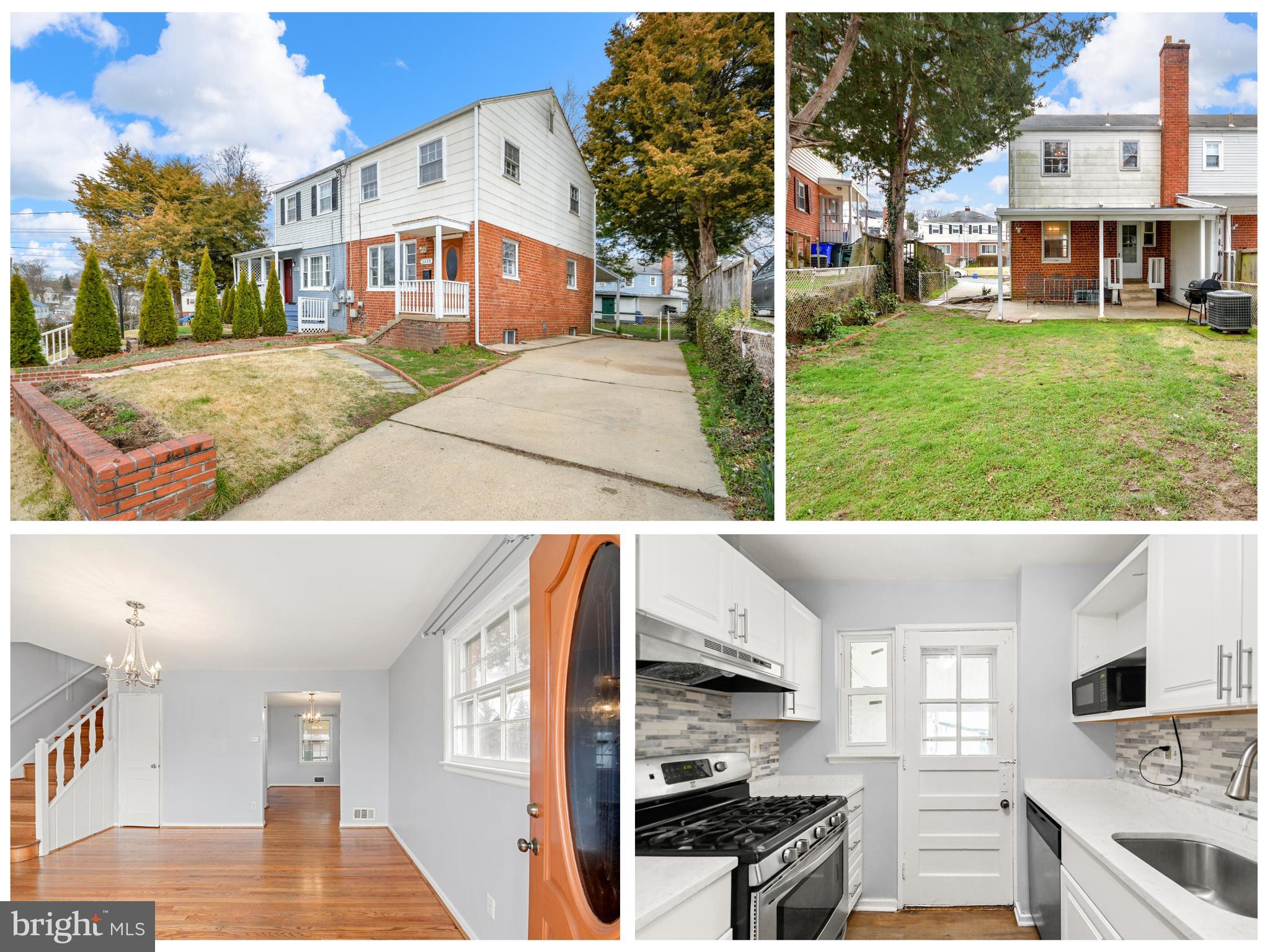 Great opportunity/investment in the heart of Silver Spring.  This duplex/townhouse offers the flexibility of living that you have been looking for in your next home.  The main level features a large family room, nicly appointed kitchent that leads to the backyard, dining room and laundry on the main level.  The upper level is also all hardwood and has 3 bedrooms and 1 full bath.  The fenced rear yard and covered porch is GREAT for get togethers in your new home.  The lower level features 3 rooms and includes a smaller kitchenette.  Come check out this home before it's gone!