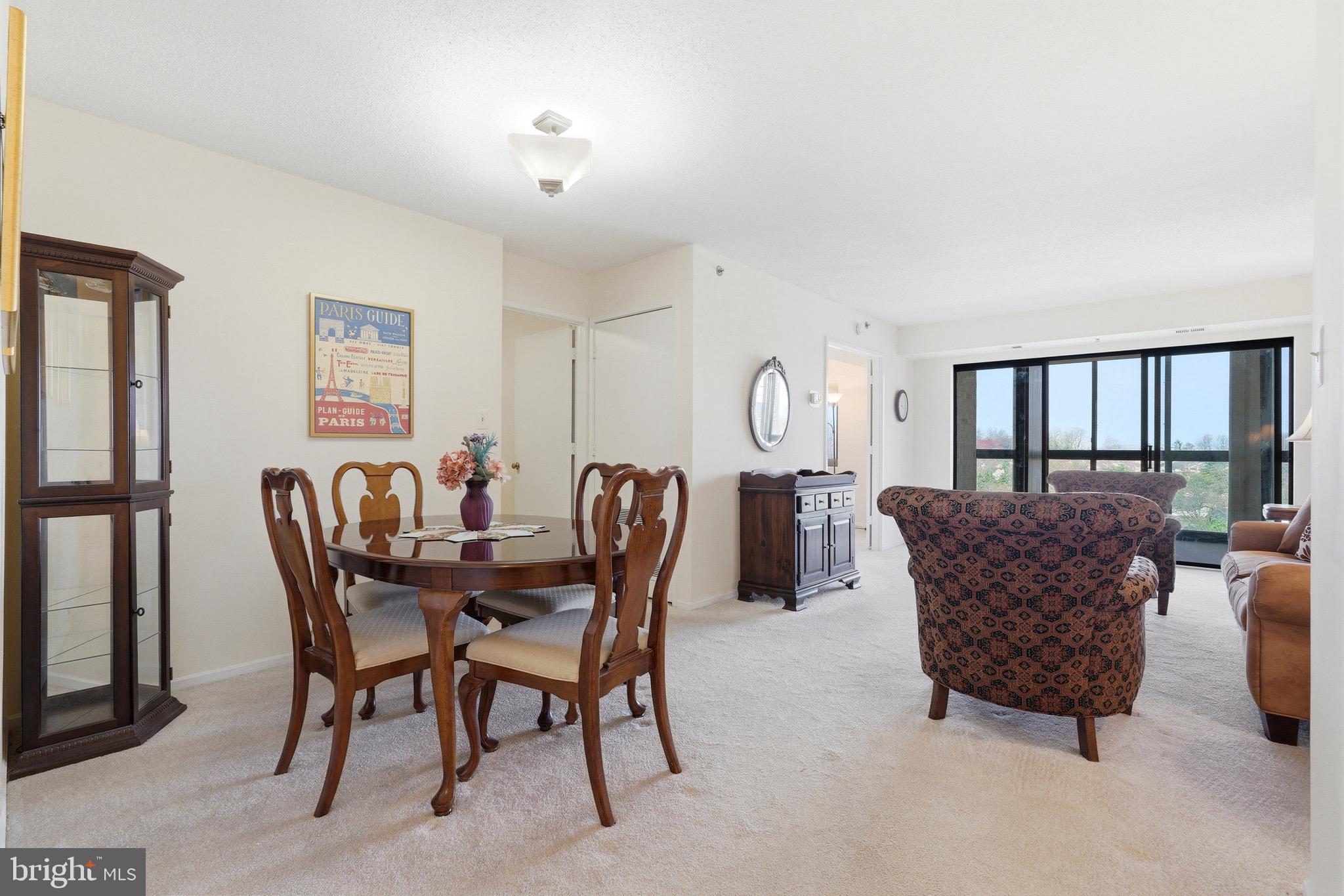 Welcome to Unit #712 at Fairways South, located in the highly desirable Leisure World 55+ gated community. This well-maintained 2-bedroom, 2-bath condo offers a bright, open layout with a spacious living and dining area and an enclosed sunroom, perfect for year-round enjoyment with peaceful views.
The thoughtfully designed split-bedroom floor plan provides privacy, featuring a comfortable primary suite with en-suite bath and a generously sized second bedroom with its own full bath, ideal for guests or a home office. Additional highlights include in-unit laundry, extra storage, and ample parking.
Enjoy a vibrant, amenity-rich lifestyle with access to clubhouses, indoor and outdoor pools, fitness center, tennis and pickleball courts, on-site dining, and more. Condo fee includes water and basic cable.
Secure, convenient, and low-maintenance living at its best. Don’t miss this opportunity!