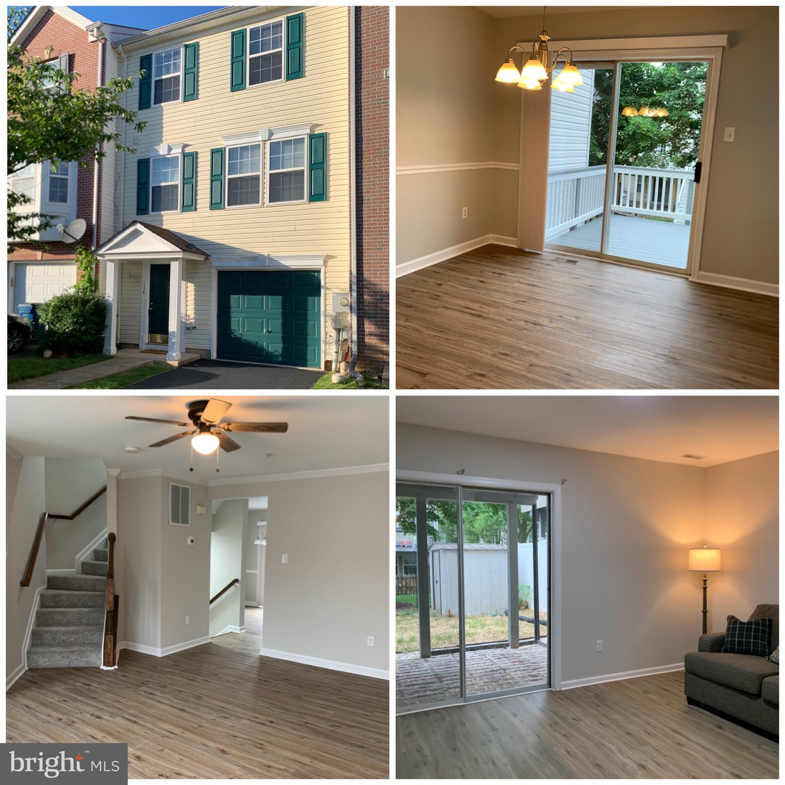Open House -Sunday, 6/28, 1-3 PM.  Freshly updated and ready to go; 3 level garage townhouse with fresh paint, New LVP flooring on main level, lower level and primary bath, new carpet on stairs and the upper level. Kitchen offers white cabinets, SS appliances and granite counter tops & island w/ snack bar.  Breakfast area with glass slider to large deck (freshly painted).  Large Living Room/Dining Room combo.  Family Room & Laundry area w/ full size washer & dryer. Family Room offers a built-in countertop to use as a multi-purpose area for a bar, a snack bar, desk or for folding laundry on. There's a glass slider to backyard w/ patio & storage shed.  Backyard is fenced (via neighbors' fences on sides and a rear portable fence). Primary Bedroom w/ vaulted ceiling and walk -n closet and Primary Bath w/ soaking tub, separate stall shower w/ new base and double bowl vanity.  All Bathrooms have new toilets.  New 10 yr tamper resistant smoke & carbon monoxide detectors throughout, new lighting fixtures.  One car attached garage w/ new garage door opener. Driveway for 1 car parking and there is a parking lot with limited additional parking spaces.  Driveway freshly top sealed.  Smithsburg Schools are National Blue Ribbon award winning schools.