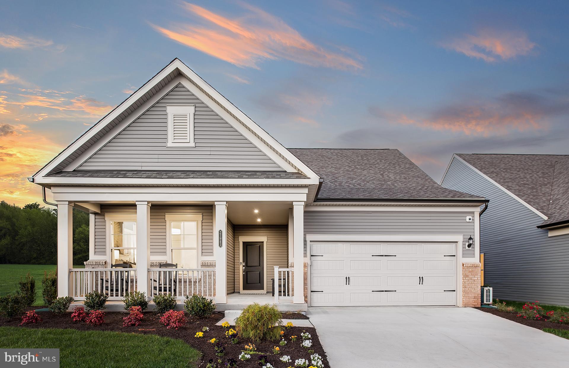 The Abbeyville floor plan at Montebello, a 55+ gated Del Webb community, is a low-maintenance, one-level home that is perfect for those who value flow and function. A well-integrated kitchen, dining area, and gathering room support entertaining during the holidays and everyday living.  An adjacent flex room serves as an ideal space for an office or cozy den.  A full guest suite at the front of the home provides the privacy your guest’s desire. This 2,328 SqFt. home has a  Loft 3 bedrooms  and 3 bath, Gourmet kitchen Appliances, Sunroom, Customize the Abbeyville home design with the interior finishes you desire--such as, quartz or granite countertops, cabinetry, and flooring.  You will have numerous opportunities to stay active with the variety of clubs and amenities at Montebello. The Guilford House will be the social hub of the community and boasts 14,000 square feet of endless opportunities.  Enjoy an outdoor pool with shade cabanas & lounge seating, an indoor pool & spa, social hall with a demonstration kitchen, game room, movement studio, fitness room, craft room, and cards room with a bar area.  Here, you’ll also find the onsite Lifestyle Director who will assist residents in creating a fun & social environment at Montebello!  New friends and new passions await you in this 55+ community.