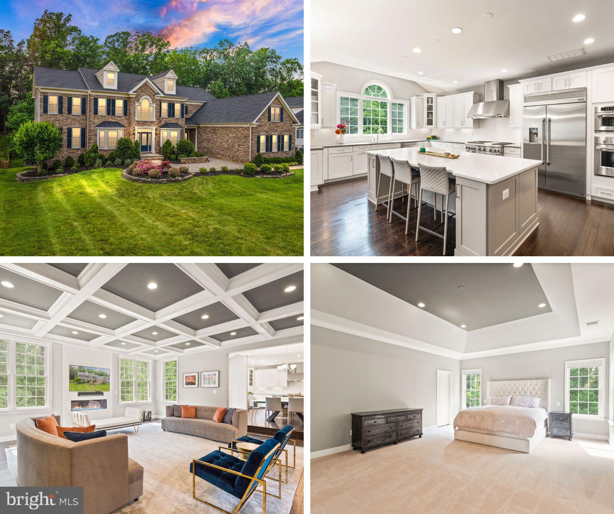 **Reduced**Introducing the Jewel of Luxury Living: The Toll Brothers sought-after Chelsea model, in award winning Dominion Valley Country Club. A magnificent home offering over 8000 sqft of pure opulence and unparalleled comfort. Situated on a premium .85 acre lot, featuring 6 Bedrooms, 6.5 Baths and 3 Car side load Garage with Control4 Home Automation System.  Step inside and be greeted by the grand 2-story foyer, Formal Living Room and Formal Dining Room with extensive trim and moldings provide an ideal space for hosting elegant gatherings.  The heart of this home is the amazing gourmet Palladian Kitchen, a haven for any culinary enthusiast.  The extensive breakfast center island invites family and friends to gather around while you showcase your culinary skills on the top-of-the-line GE Monogram stainless steel appliances. An enchanting greenhouse addition in the breakfast area floods the space with natural light, creating a delightful ambiance for your morning meals.  Adjacent to the kitchen is the spacious sunken Family Room with its coffered ceiling, recessed lights and stunning stone Fireplace, offers a cozy retreat for relaxation and quality time. Then step into the light-filled Sunroom and main level Office with French doors. The main level also boasts a Grand Multi-generational Suite, complete with a Bedroom, Sitting room, walk-in Closet, and a full Bath. This Suite offers a private oasis for guests or extended family members, ensuring their comfort and privacy during their stay. As you ascend the elegant Front or Rear Staircase to the upper level, you will find the grand Primary Bedroom Suite, a haven of luxury and indulgence. Adorned with a trey ceiling and ample space, this suite provides a serene retreat for rest and rejuvenation. The cozy sitting room features a custom double sided fireplace.  The Primary Luxury Bath is a masterpiece, featuring a soaking tub, separate shower, double sinks and the custom double sided fireplace, creating a truly lavish atmosphere.  Completing the upper level are three more light-filled Bedroom Suites, each with its own private Bath and Sitting area.  The convenience of a Laundry room on this level adds to the functionality of this remarkable home. The lower level is an entertainer's dream, fully finished with a Sixth Bedroom and Full Bath. The walk-out access to the rear yard allows for easy enjoyment of outdoor space. An open recreation area offers endless possibilities for games, gatherings, or relaxation. The wet bar is a stylish addition. With plenty of Extra storage rooms.  This exquisite property is nestled amidst the serene beauty of nature, with a backdrop of lush trees providing privacy and tranquility. All this and so much more. Dominion Valley is a gated community with an abundance of amenities.  Schedule a private showing today to experience the enchanting allure of this remarkable home!