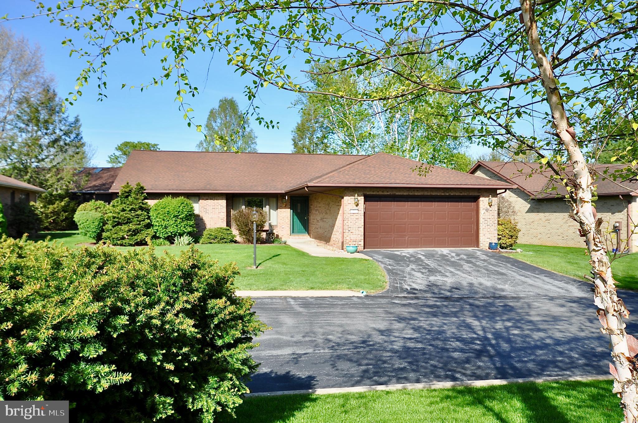 Wow! This Westway Gardens ranch style home is located at the very rear of the development, offering peace and quiet. 3 bedrooms, 2 full baths, living room, family room and kitchen all on one level. Large laundry room leads into the 2 car attached garage. Full unfinished basement. These go quick so see it soon.