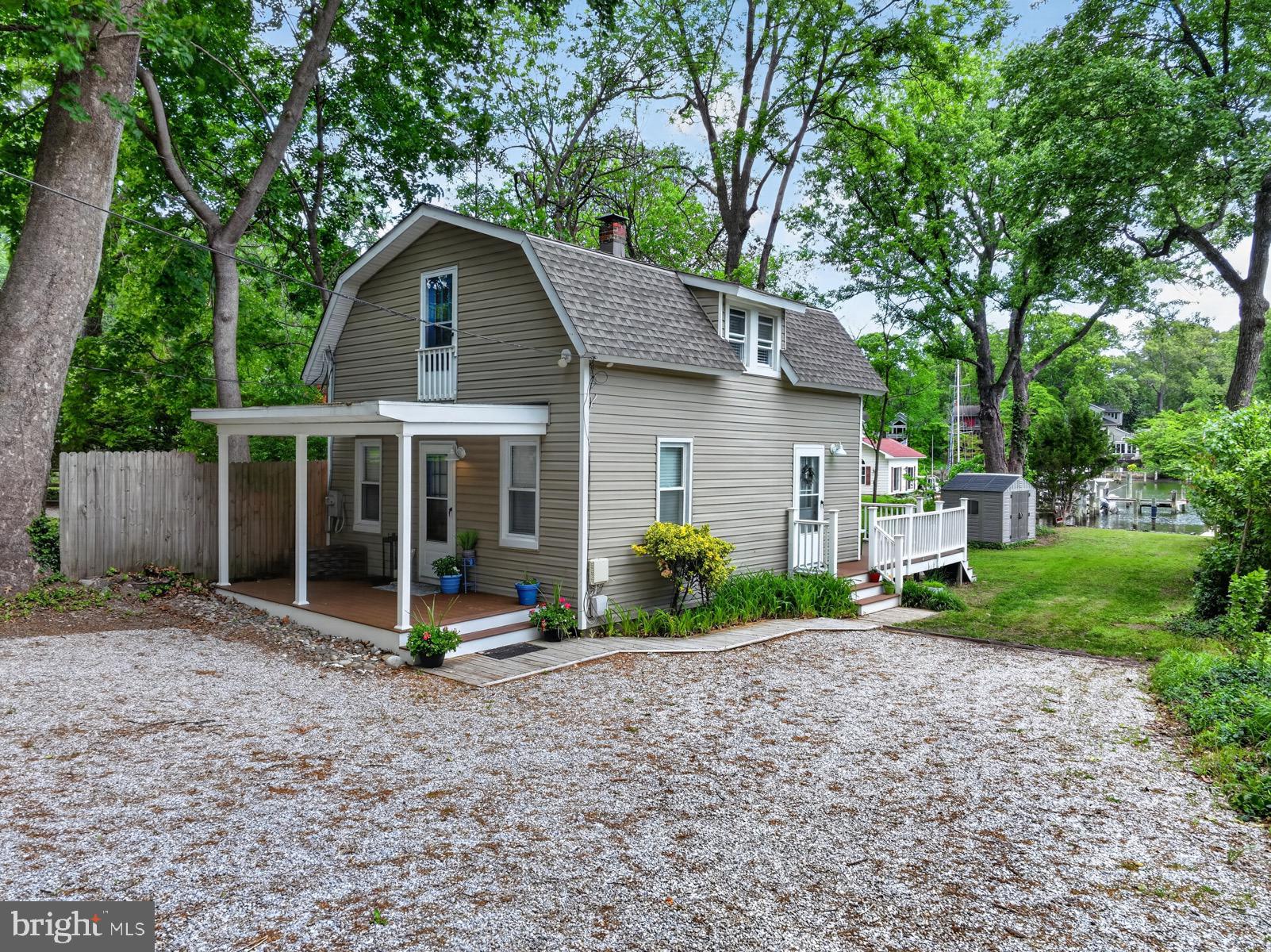 Discover the charm of waterfront living with this delightful Severna Park cottage—an exceptional find at this price point! Situated along 26 feet of serene Cypress Creek frontage, this 2-bedroom, 1-bath retreat offers a peaceful escape while keeping modern conveniences close at hand. The home underwent a major remodel in 2013, giving it a fresh, inviting feel, and boasts a brand-new deck (2025), perfect for enjoying your morning coffee or hosting sunset gatherings.

Water enthusiasts will love the 25-foot pier, complete with new decking (2026), providing easy access to the creek for kayaking, paddleboarding, or simply soaking in the tranquil views. Additional highlights include an eat-in kitchen, a cozy family room adjacent to the kitchen, and a versatile second floor featuring a second bedroom and a bonus room—perfect for a small office, creative studio, or extra storage.

Set in the heart of Severna Park, this home isn’t just about the water—it’s about lifestyle. Imagine weekends spent exploring local dining, shops, and parks, and evenings unwinding by the creek as the sun dips below the horizon. Don’t miss your chance to own this rare slice of waterfront paradise!
