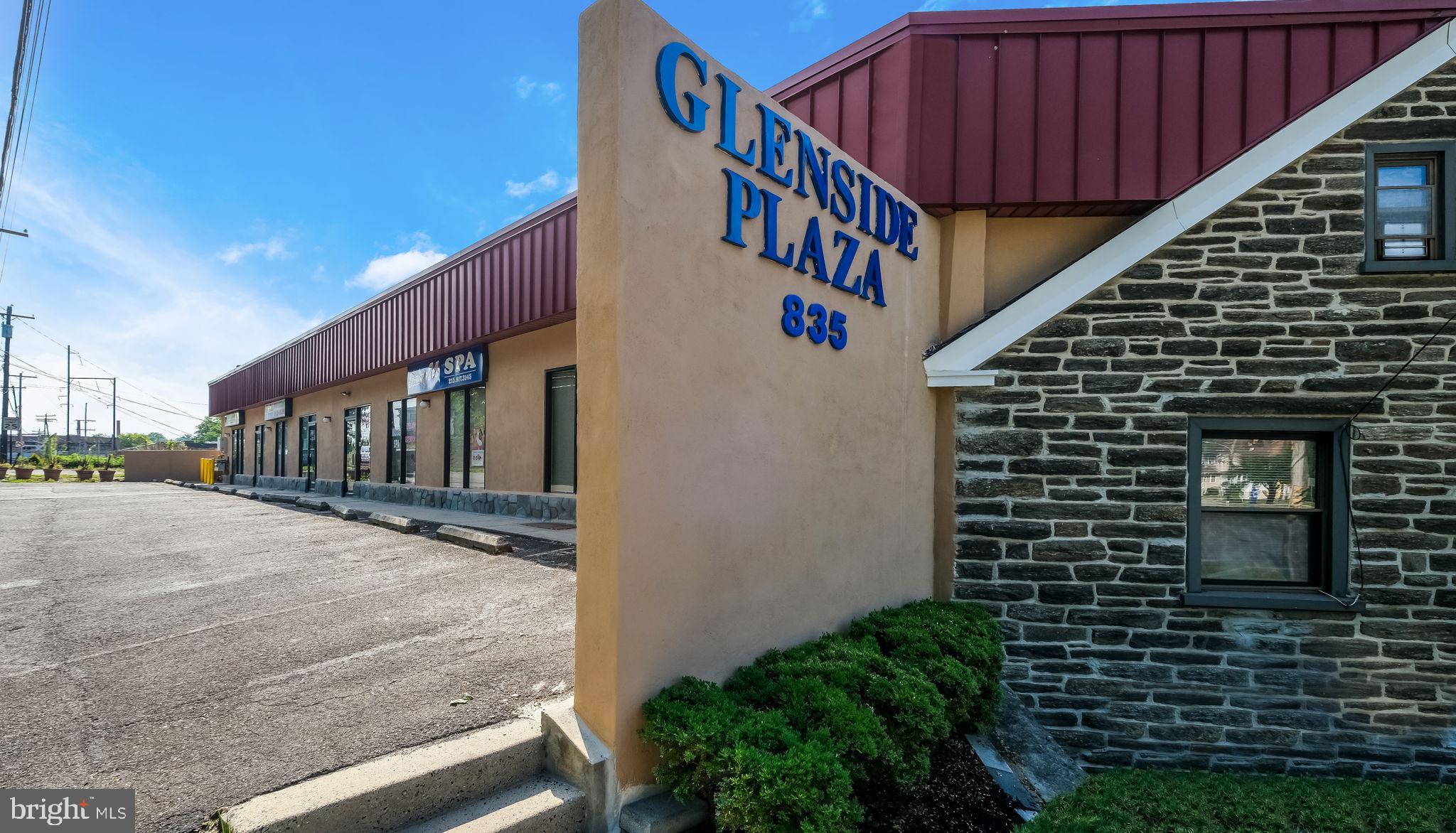Glenside Plaza located in the heart of Wyncote, offering an unparalleled mix of retail, dining, entertainment, and apartments, with excellent visibility and high traffic activity. Convenient access to over 30 parking spaces. 
High occupancy rates and stable income, making it a desirable investment opportunity. 
Diverse tenant with long term lease, offering about  $130,000 net annual income. 
Adjacent to public transportation and residential neighborhood, ensuring a steady flow of consumer traffic. 
Don't miss out on this great opportunity!Contact us today to schedule a private tour and explore this commercial space and elevate your business to new heights!
