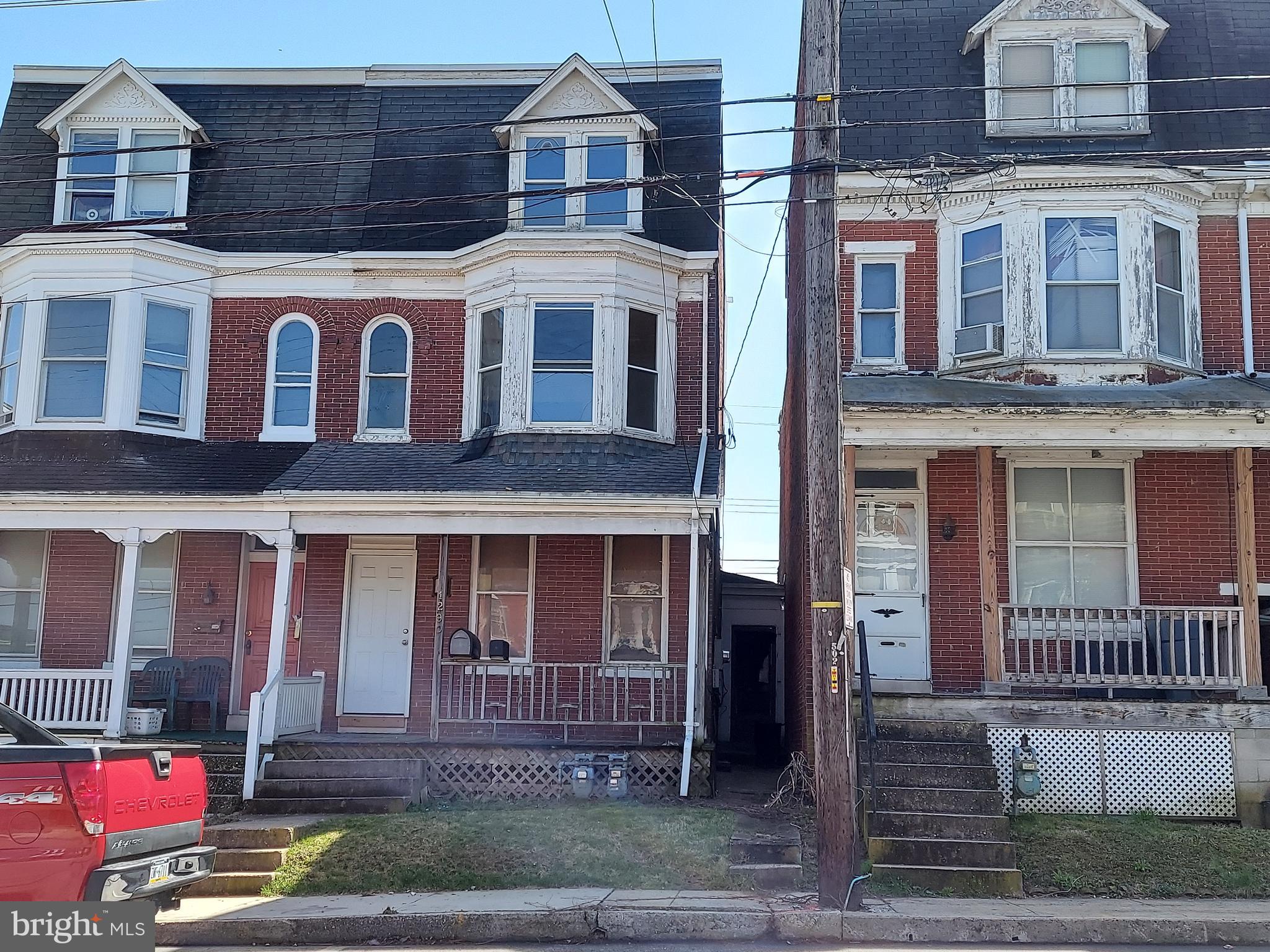 Invester Alert! Add this property to your portfolio! Affordable 2-unit in West York Schools offers a great return on your investment! Or live in one and rent the other! Hardwood floors throughout. 1st floor tenant has been there 10 years and wants to stay. This unit is a 1 Bedroom, 1 bath with living room, eat-in kitchen with new stove and refrigerator (both included), storage closet and access to the basement with laundry hookups. 2nd floor unit needs an updated kitchen, but is ready to rent. This unit is a 3 bedroom, 1 bath, with living room, eat-in kitchen with laundry hookups and large pantry, plus a balcony and fire escape to the rear yard. Separate gas heat forced air, separate water heaters, separate electric. Currently licensed with West York Boro. Owner takes care of lawn care and snow removal, water, sewer and trash. Tenant pays electric and gas. Off street parking is a plus! Sold 'as is' condition. Agents: Please Read Agent Remarks.
