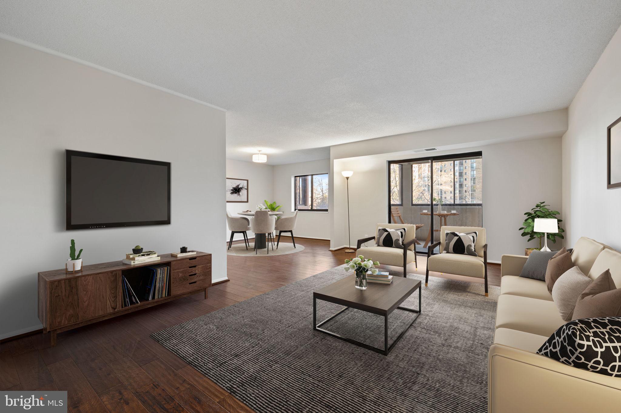 HUGE 2 bedroom, 2 bathroom condo with 1,305 square feet of living space in highly sought-after Montebello community! This stunning unit is TURN-KEY, MOVE-IN READY, boasting beautiful wood flooring, new carpet, and freshly painted from top to bottom. brand new granite tops in the kitchen.

The private enclosed balcony is perfect for enjoying fresh air. Additionally, you'll enjoy tons of closet space, providing ample storage for all your needs.

The HVAC system includes a built-in humidifier, ensuring a comfortable living environment year-round.

The community offers a wide range of amenities, including:

- Free shuttle services for shopping and to the metro
- On-site restaurant and bar
- Indoor and outdoor pools
- Pool hall, billiards, and board game room
- Hobby rooms and fitness center (recently renovated)
- Extra laundry room for use
- Storage unit on site
- Parking garage spaces for purchase, with unlimited parking
- Gated community with 24/7 guard and security
- Convenient on-site store for everyday essentials
- Dry cleaning services on site for added convenience.

Enjoy a vibrant lifestyle with various activities, including free monthly blood pressure checks. The community also features parks for picnics, a dog park, and plenty of walking trails.

Located in the heart of Fairfax County, with top-rated schools and easy access to transportation and shopping. Don't miss out on this incredible opportunity!

Contact me for more information and to schedule a viewing!


Montebello is a gated condominium community in Alexandria VA with luxury, resort-style amenities. Near Old Town ALX, DC, National Harbor, Mt. Vernon & I-95.

Source: Montebello Condominium Unit Owners 

check out montebello website for full list of amenities and features of the community !