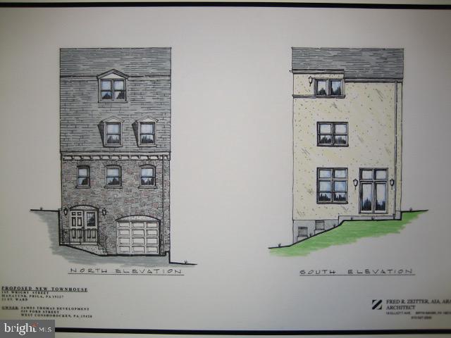 FANTASTIC OPPORTUNITY - SHOVEL READY!!  Single lot near Manayunk Walking Trail -comes with  full architectural drawings for a 3,000 SF floor home.