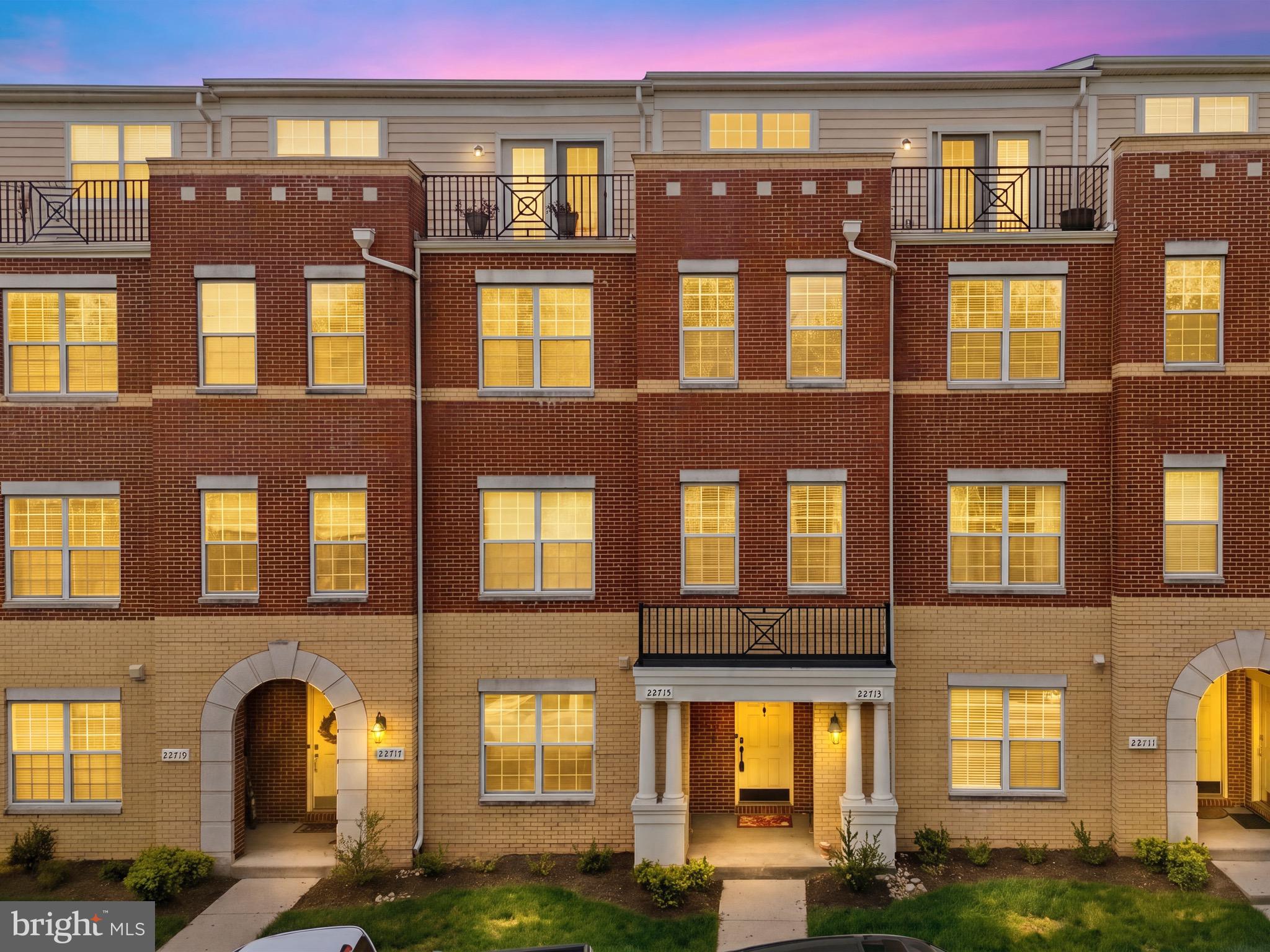 Welcome to this beautifully designed 3-bedroom, 2.5-bath townhome-style condo with a private one-car garage, ideally located in the highly desirable community of Brambleton.

A spacious entry foyer leads to the main living level, where an open, light-filled layout creates a seamless flow for both everyday living and entertaining. Wide-plank flooring and thoughtfully designed spaces give the home a clean, modern feel. The living and dining areas are well-proportioned and inviting, with a tray ceiling adding a touch of architectural detail to the dining space. A versatile den offers the flexibility for a home office, play room, or guest area.

The kitchen is both functional and stylish, featuring stainless steel appliances, granite countertops, a tile backsplash, cooktop, double wall oven, and a generous breakfast bar. The adjoining breakfast area opens to a covered balcony, providing a comfortable outdoor extension of the living space.

Upstairs, the primary suite offers a peaceful retreat with two walk-in closets and a private bath. French doors lead to a second balcony, creating a quiet space to relax and unwind. Two additional bedrooms are well-sized and adaptable, and the laundry area is conveniently located on the upper level.

Residents of Brambleton enjoy access to a full range of amenities, including pools, parks, sports courts, playgrounds, and scenic walking and biking trails. All just minutes from shopping, dining, and major commuter routes.

A charming home in a vibrant, amenity-rich community.