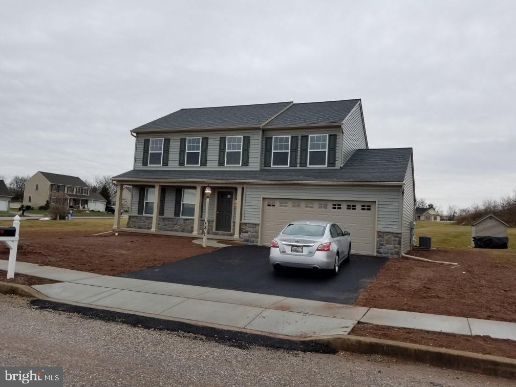 EGStotlzfus Homes 4BR, 2.5BA Adams at Fox Run Creek, an exclusive EGS Community in Dover Schools. Open concept 2-story home with over 2029 sq ft of elegant living space, full lower level and 2-car garage. Lots of standard features! American front elevation. Other added options granite kitchen cabinets, under-mount sink and ceramic tile back-splash; 5' fiberglass shower, tile walls and gas fireplace  AGENTS - Please read Agent Remarks!