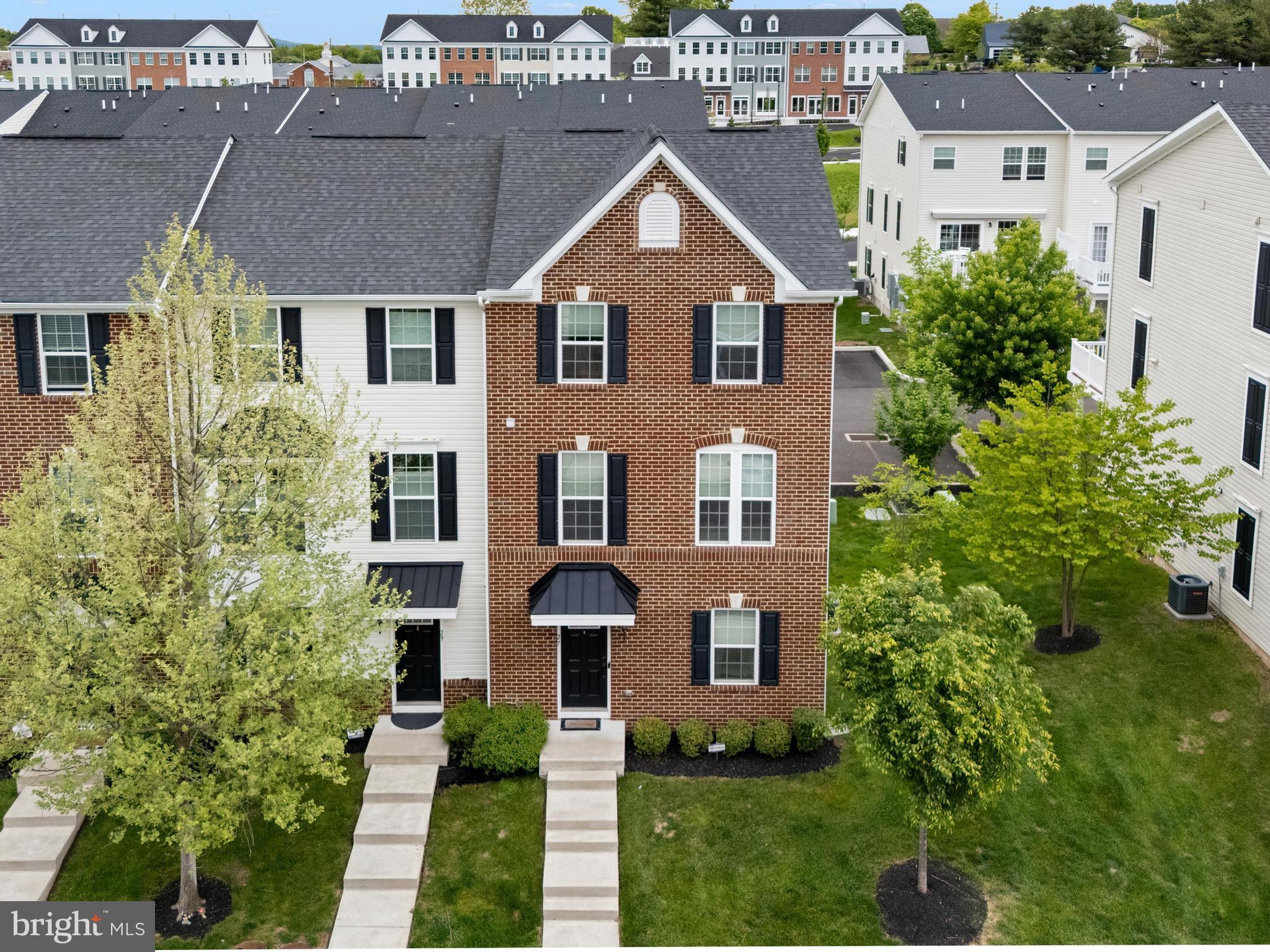 Welcome home to this beautifully maintained end-unit townhouse offering the perfect blend of space, comfort, and convenience. This spacious three-level home features 3 bedrooms, 2.5 bathrooms, and a flexible bonus room/office that has the potential for a 4th bedroom — simply add a closet or armoire to suit your needs.  

Step inside to find gleaming hardwood floors in the entryway and on the second floor, brand-new carpet on the stairs and third level, and a thoughtfully designed layout ideal for modern living. The home includes an upstairs laundry area, mudroom entry, one-car garage, dedicated rear parking area (with two parking spaces), and ample street parking for guests. Enjoy peace of mind with a hard-wired security system and fire safety sprinkler system plus an Ecobee thermostat already in place.

Outdoor living is easy with a low maintenance deck, perfect for relaxing or entertaining. Located just minutes from Route 309, this home offers walkability to Starbucks and  restaurants and the highly regarded Goddard School — or drive to many shops, grocery stores and more restaurants -- making everyday needs, errands and dining incredibly convenient.

A rare opportunity to own a stylish and versatile end-unit townhouse in a highly desirable location!  Don't miss your chance to call this property home.
