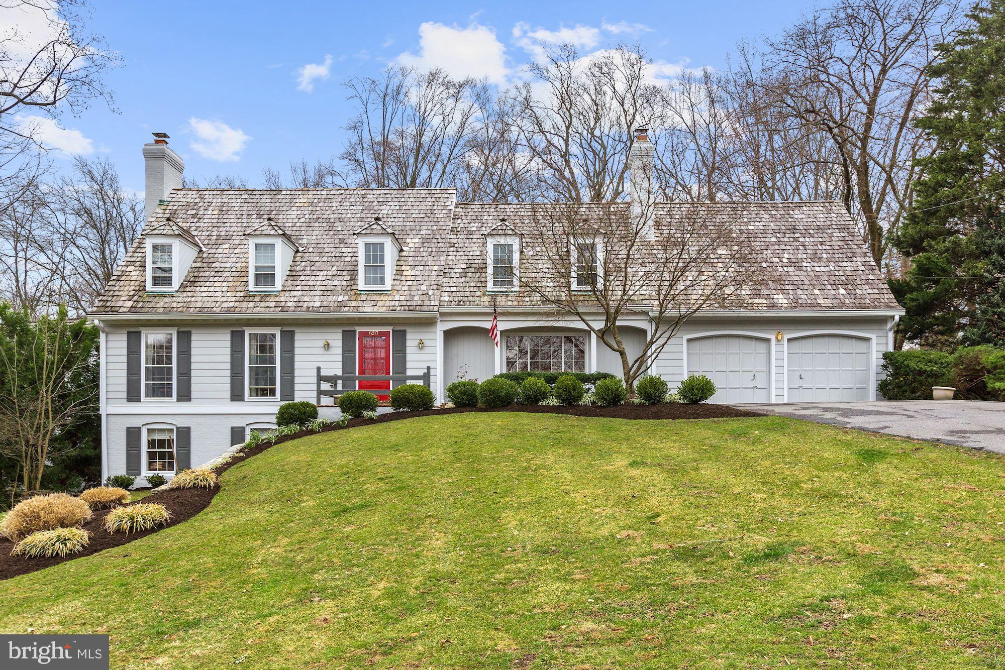 UNDER CONTRACT - OPEN HOUSE CANCELLED! Fabulous Rixey built home in Bethesda inside the beltway! This meticulously maintained 5,500 square foot home with 4/5 Bedrooms and 4.5 baths is sited on a beautiful 1/2+ acre lot with great curb appeal and a very private, mostly flat backyard. The second floor has been thoughtfully reconfigured and renovated with new baths, fantastic upstairs laundry room and amazing master bedroom suite. The first floor has large gracious rooms, great flow and a floor plan perfect for today's lifestyle. Newly renovated mudroom just off of the two car garage. Full sized windows and separate entrance to outside provides lots of light, making the lower level an amazing place to spend time! Custom cedar closet, custom storage space, full bath, along with a great workbench and workroom space completes this fantastic home.  Showings by appointment. Open 3/31 (1-4PM)