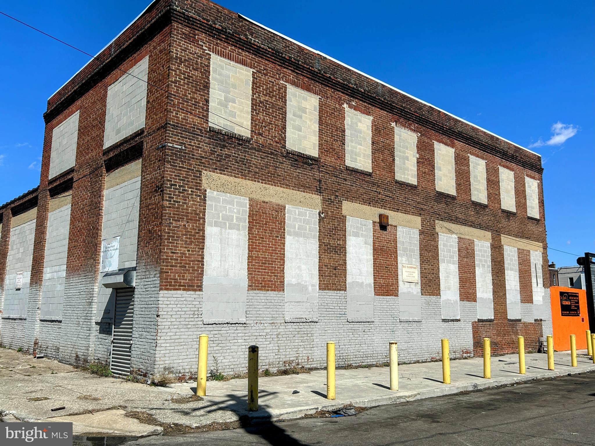 Corner Industrial Property For Sale, in the Frankford/Harrowgate area of Philadelphia.  Approx 10,814 SqFt (with 2,000+/- SF on the second floor). 
This very well built block and brick constructed building is currently owner occupied by an appliance warehouse, but will be delivered vacant.
ICMX Zoned with many possible approved uses.  Features three roll up doors (approx 12'x14', 10'x10', 4'x8'), 3 Phase electrical service, 16' column spacing, 14' clear span to the beam (17' 4" to ceiling). 14,000+ VPD traffic counts at the closest intersection. 
Very close proximity to Frankford Ave, Kensington Ave, Erie Ave, Torresdale Ave & Aramingo Ave.