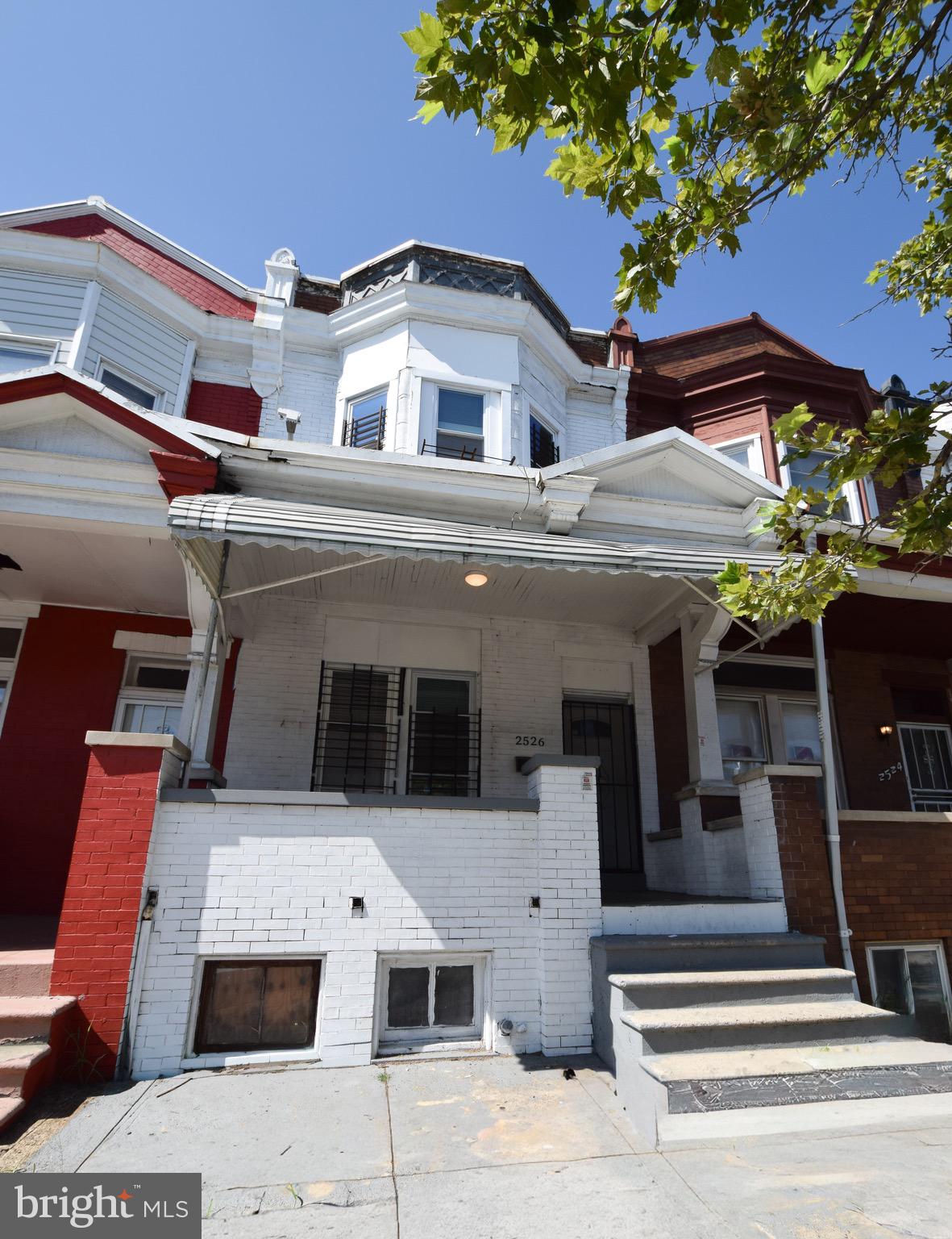 Be sure to see VIRTUAL TOUR for a 3D tour of the home!

Move-in ready 5-bedroom, 2-bathroom home at 2526 Edmondson Ave. Freshly painted throughout and ready for its next owner. Convenient location with easy access to bus lines, downtown Baltimore, and major commuter routes. Spacious layout offers flexible living space for a home office, guest rooms, or additional storage. Schedule your showing today!