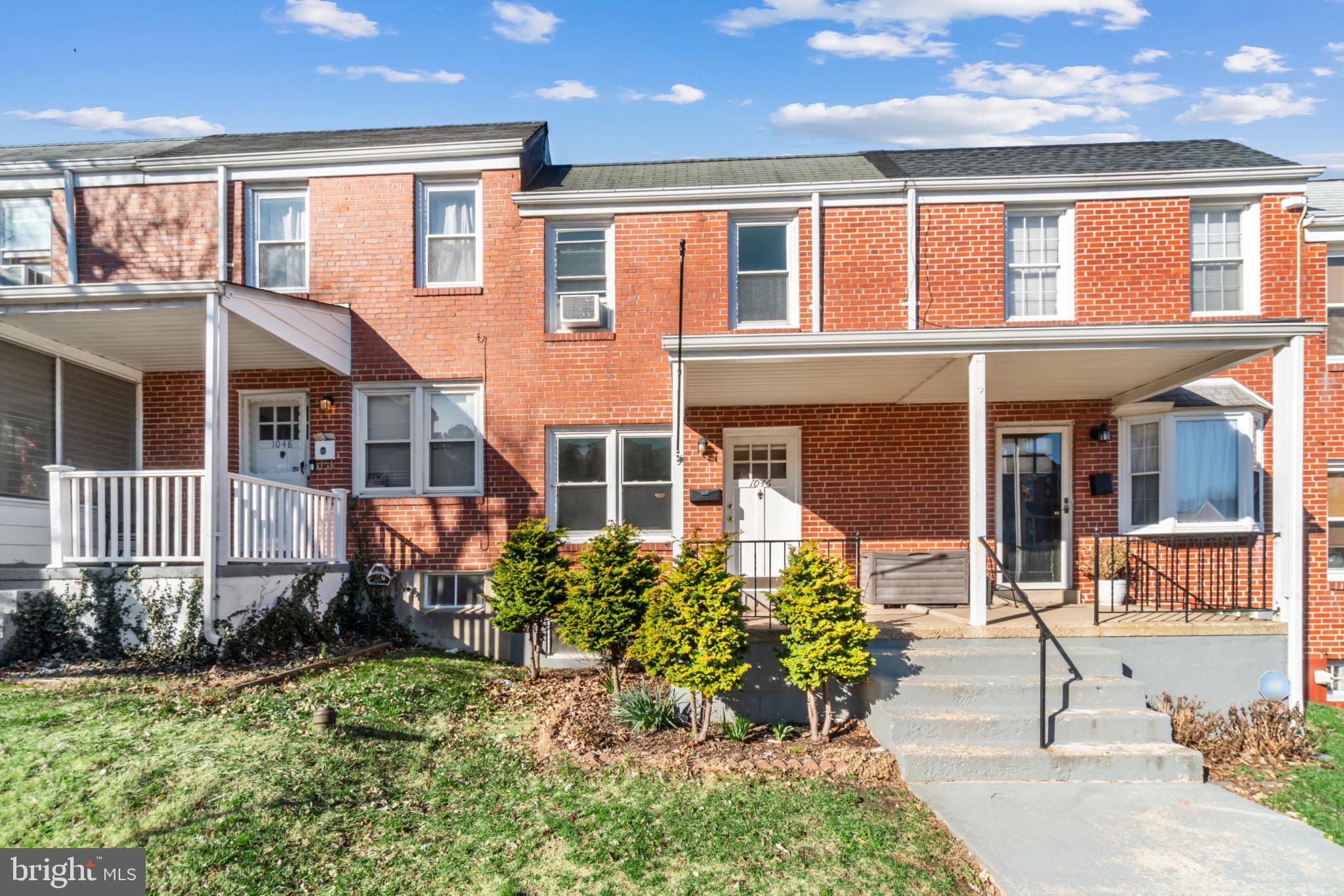 Check out this great townhome close to St. Agnes Hospital! Perfect opportunity for a first time homebuyer looking to make it their own or an investor looking for another rental property. (Multiple years of rental history). This charming townhome has beautiful hardwood floors throughout the living room, dining room & in both bedrooms. The kitchen features tile flooring, stainless steel refrigerator, gas range and updated wood cabinetry.  Bonus this home has a steel deck right off the kitchen with overhead awning to provide cover. The upstairs has two spacious bedrooms with a hallway full bath. The bathroom contains a skylight and a tub/shower combo. A partially-finished basement with vinyl flooring, washer and dryer w/ access to a private fenced-in backyard. Home features: natural gas water heater, heating and range. Plus a rough-in down in the basement to add an additional bathroom.
LOCATION: Quick access to the Baltimore Beltway and Highway 95. Located within 7.5 miles of BWI airport, 5 miles to the heart of Baltimore's Haborplace, close to St Agnes Hospital, Parks, Shopping Center, Ravens and Orioles Parks, Entertainment & Restaurants.