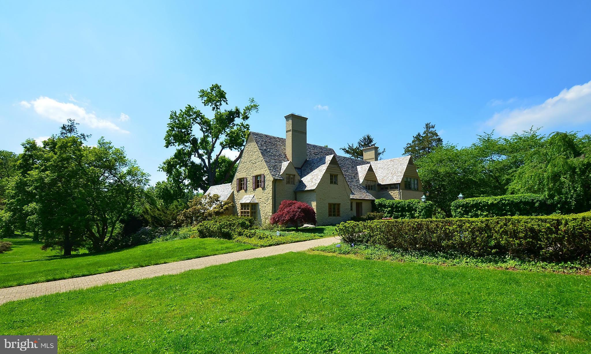 Beautiful English Cotswold home in North Roland Park on over an acre plus an additional 2+ acre building lot. Property contains a private courtyard, rear patios and mature plantings. Incredible details including beautiful paneling, two fireplaces and guest quarters with an Au-pair suite. Enjoy the amenities of this beautiful home in this prestigious community.
