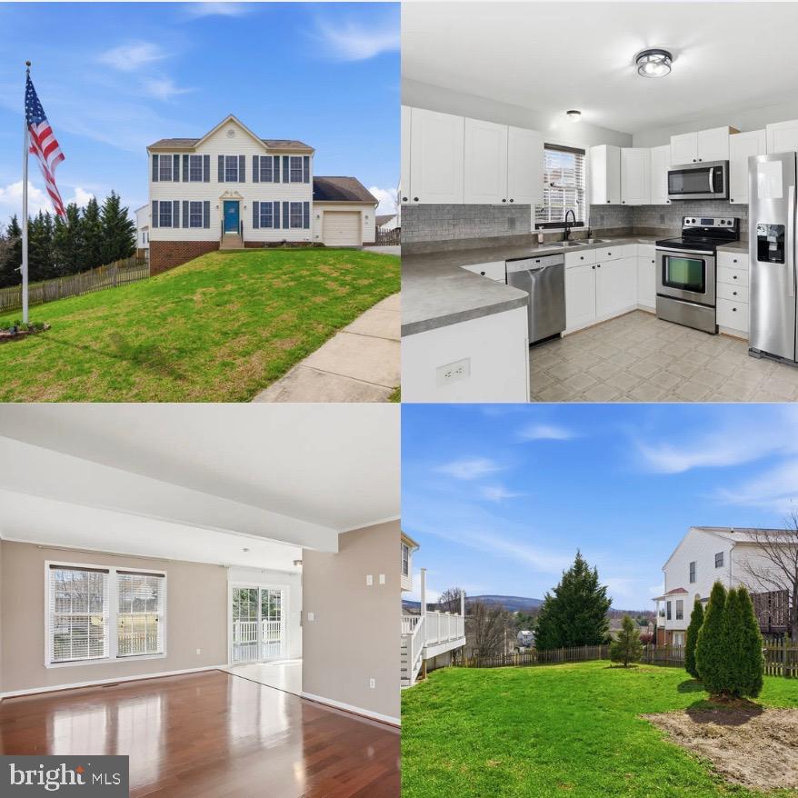 *** OPEN HOUSE SUNDAY JUNE 14TH 1:30PM - 4:00PM ***Welcome to 104 Drew Circle, where beautiful views and a thoughtfully designed layout come together to create a place that truly feels like home. Step out the front door and take in the peaceful ridgeline views of Catoctin Mountain stretching across the horizon. From this same vantage point you can also see all three of the Smithsburg schools, a unique feature that reflects the home’s elevated setting and open views. After a passing rain shower, the scenery becomes even more special—rainbows often stretch across the mountains, and in the fall the changing mountain foliage creates a breathtaking backdrop, making it easy to appreciate just how beautiful all four seasons can be from this location. This well-maintained Colonial, built in 2004 and set on a 0.23-acre lot, offers 3 bedrooms and 2.5 bathrooms and over 2,000 square feet of living space across all levels, giving the home plenty of room to spread out and enjoy. From the moment you arrive, the property welcomes you with classic curb appeal, featuring an oversized one-car garage, an extended driveway for additional parking, and a front yard flagpole proudly flying the American flag, giving the home a warm and timeless feel. Step inside and you’ll find a spacious main level where the den and kitchen naturally serve as the heart of the home—a place where meals are prepared, conversations happen, and memories are made. The kitchen’s L-shaped counter layout offers plenty of workspace and room to gather, making it just as functional for everyday living as it is for hosting friends and family. The first floor also includes a versatile additional room that can easily serve as a dining room, home office, reading space, or extra sitting area depending on how you choose to use it.Upstairs, you’ll find two generously sized secondary bedrooms along with a full hallway bathroom, offering comfortable space for family, guests, or hobbies. One of the bedrooms even includes a laundry chute that conveniently drops to the finished portion of the basement, a thoughtful detail that adds everyday practicality. The primary suite provides a relaxing place to unwind at the end of the day, complete with a walk-in closet and private en-suite bathroom featuring a double vanity, a large whirlpool soaking tub, and a separate walk-in shower. The partially finished basement adds even more flexibility, offering additional space that could easily serve as a recreation room, workout area, or second living space. With its full-size window and walk-out door to the side yard, the layout could also allow for the addition of a future bedroom with the proper modifications. The finished portion of the basement is where the laundry chute arrives, while the unfinished section houses the washer and dryer hookups, along with several thoughtful upgrades including a radon mitigation system with a recently replaced fan, a reverse osmosis water system supplying the kitchen sink and refrigerator ice maker, and a whole-home water filtration system. Step outside and you’ll discover a spacious fenced backyard that offers plenty of room to relax, play, garden, or entertain. Whether it’s a quiet morning with coffee, an afternoon with pets running in the yard, or an evening gathering with friends, the outdoor space provides endless possibilities. The yard is anchored by a reinforced Trex deck, built for durability and low maintenance, creating the perfect spot for cookouts, summer evenings, or simply enjoying the fresh air. The deck also features removable sun sails that can be installed during the warmer months, helping keep the deck surface cooler and making the space even more enjoyable on sunny days. The backyard also includes a storage shed, providing convenient space for lawn equipment, tools, or additional outdoor storage.