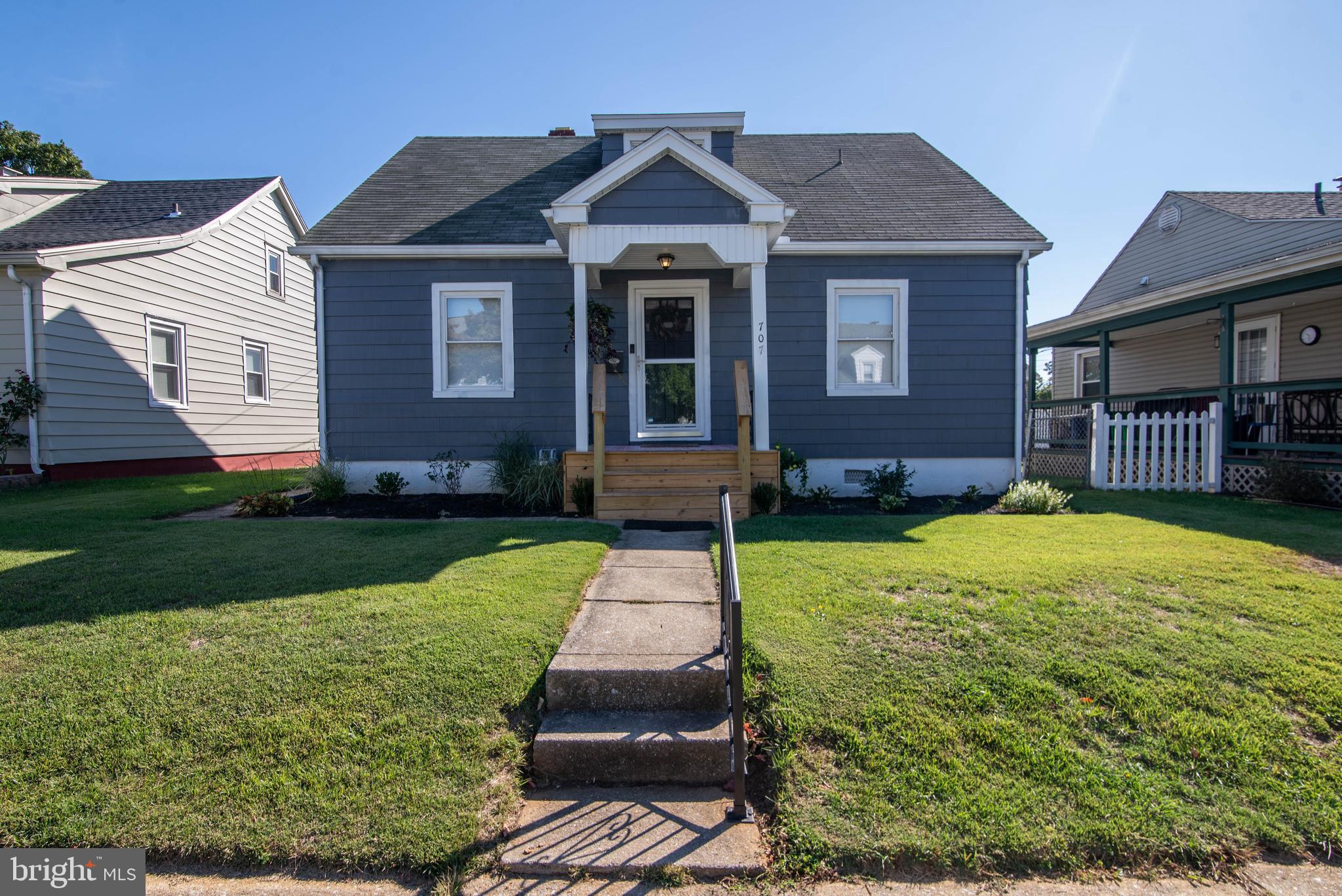 Welcome to this adorable 3 Bd./2 Full Bath Cape Cod located in the popular Fireside community! As you approach this charming home, you'll see that the siding and exterior details have been lovingly updated in today's colors and a brand new front porch has been added, which really makes this home POP with curb appeal. Don't you worry though - all of the charm of this 1940's home has been preserved as you'll notice in the wood floors (stripped & unfinished for you to add whatever color stain you'd like), the uniquely arched doorways, and the timeless (yet brand new) tile styles selected for the kitchen and bathrooms. Lucky for you, however, it also combines those charming features with updated black & white kitchen cabinets, butcher block countertops, stainless steel appliances, and new bathroom vanities - the best of yesterday & today! You'll also be pleased to know that it's been freshly painted and the windows have been updated. Both full bathrooms have been renovated and you'll love that the upstairs bedroom suite has a walk-in closet as well as a gorgeous tiled bathroom shower! The basement has both a partially finished area for a potential office, gym, or whatever you might need, along with an unfinished storage area. Lastly, wait until you see the backyard! There is a brand new deck, brick patio, as well as a grassy area - all fenced in for your convenience. And don't forget the detached garage! All of this is just minutes from parks, major byways and the plethora of restaurants & shops York has to offer. Sellers are also throwing in a 2 Year Home Warranty for your peace of mind!  Set up a showing with your agent or if you don't have one, give me a call to find out how to make this home yours!