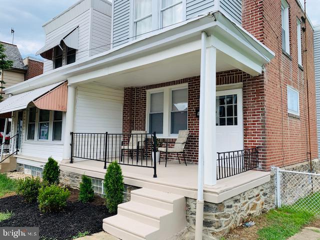 End row twin in Fox Chase beautifully renovated. This twin has no houses next to the unattached side, allowing the natural light to shine in the house all day. A front porch to sit and relax in this peaceful area, while enjoying your front yard and plenty of porch for outdoor furniture! Glass paneled front door invites you into the house and immediately you will see the stained glass windows that have been with the house for decades. Crown moldings and wide baseboards have been restored to keep the original touches with brand new flooring throughout the first floor is the best of both worlds. The dining room has designer and new lighting along with french doors that allow the natural light in from the yard. Your french doors open to a back porch and so convenient for entertaining and overlooking the large back yard! Brand new tall cherry cabinetry in the freshly and newly designed kitchen. Samsung Stainless steel appliances include the 6 burner gas range, built in microwave hood, dishwasher and large refrigerator. Designer backsplash, granite counter top and directional lighting makes this kitchen almost too pretty to cook in! The upper level has new carpeting throughout all 3 bedrooms along with designer lighting fixtures throughout this level. The hall has two closets for extra storage and all solid wood doors have crystal door knobs to keep the gracious old-world charm. The basement is the full footprint of the house, and has a walk up to the large yard. Plenty of room for your personal touches. Freshly painted, attention to detail, gorgeous renovation, this house is ready for the new owner! Make your appointment today!