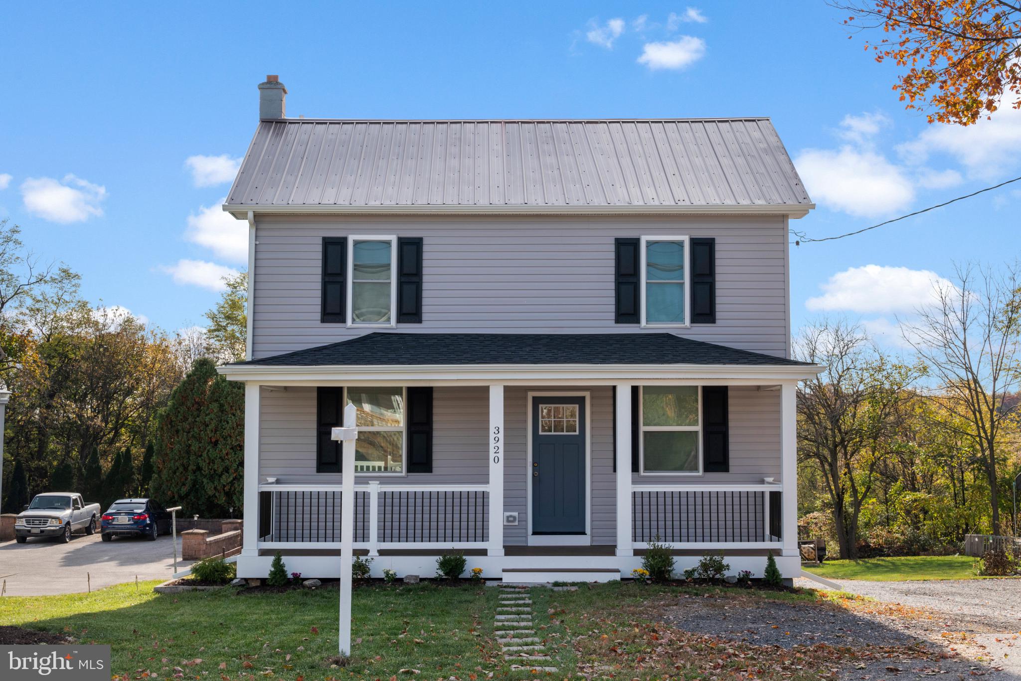 Recently renovated and move-in ready, this charming 3-bedroom, 1.5-bath home is perfect for modern living. The open floor plan provides a spacious feel, seamlessly connecting the living, dining, and kitchen areas. The kitchen boasts granite countertops and custom-built, soft-closing cabinets, complemented by all-new appliances. Central AC and heating systems have been updated for year-round comfort, and a brand-new metal roof extends over the home and detached one-car garage.  New well installed 2025.

Enjoy completely updated bathrooms, new light fixtures, and flooring throughout. Relax on the newly upgraded front porch with stylish vinyl rails or retreat to the private rear deck. The home features new windows, adding energy efficiency and style, while the unfinished basement offers ample storage space. A detached one-car garage sits at the rear of the property for convenient parking. This home offers comfort, convenience, and modern updates—all ready to welcome you home!