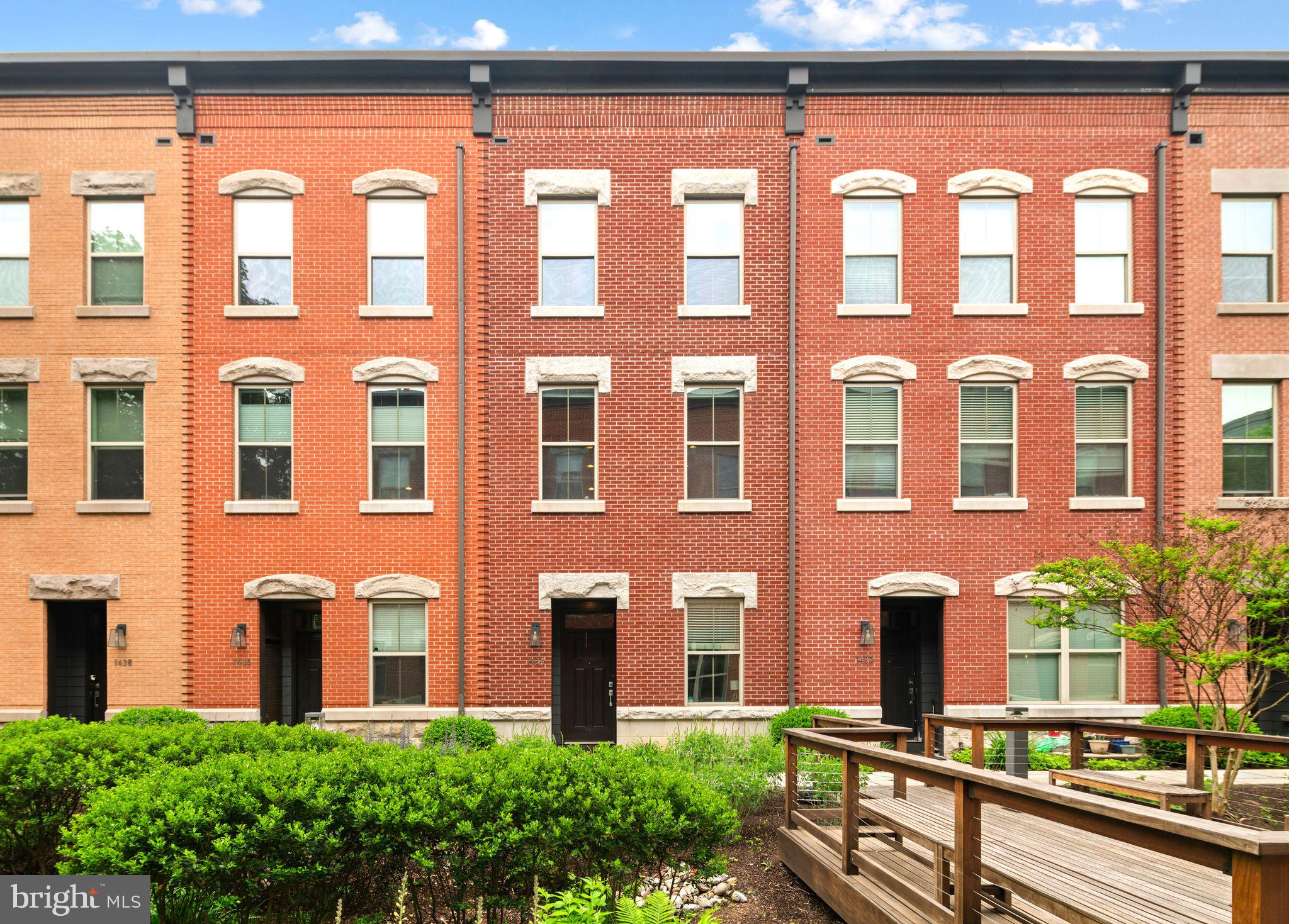 Incredible opportunity to own a sprawling 3-bed, 3.5-bath luxury townhome in the highly desirable Dickinson Narrows neighborhood of Philadelphia, nestled within the established Southwark on Reed development! With just over a year remaining on the full 10-year Tax Abatement and low HOA fees, this is an unbeatable opportunity for any buyer. Set within a beautifully landscaped community with an attached 1-car garage, this exceptional residence truly has it all.
Upon entering the first floor, you are welcomed by a versatile flex room — ideal as a home office — plus a full bath with a glass shower, and access to a fully finished basement offering additional living space that can easily function as a fourth bedroom.
The second floor impresses with a massive open-concept kitchen, dining, and living area featuring a stunning quartz island with pendant lighting and a conveniently located powder room — perfect for entertaining guests.
The third floor offers two generously sized bedrooms with impressively large closets, a dedicated laundry closet, and a full bath with a double sink vanity.
The crown jewel of this home is the full fourth-floor primary suite, offering a private retreat like no other — complete with dual closets, a spa-like en-suite bath with a rainfall shower, a wet bar, and a large private outdoor deck, perfect for relaxing or entertaining during the warmer months.
Located blocks from the family and pet-friendly Dickinson Square Park, beloved local spots like Grindcore House and Herman's Coffee, and within walking distance to the vibrant Queen Village and East Passyunk Crossing dining scenes. With quick access to I-95, this location is truly unbeatable. Schedule your showing today!