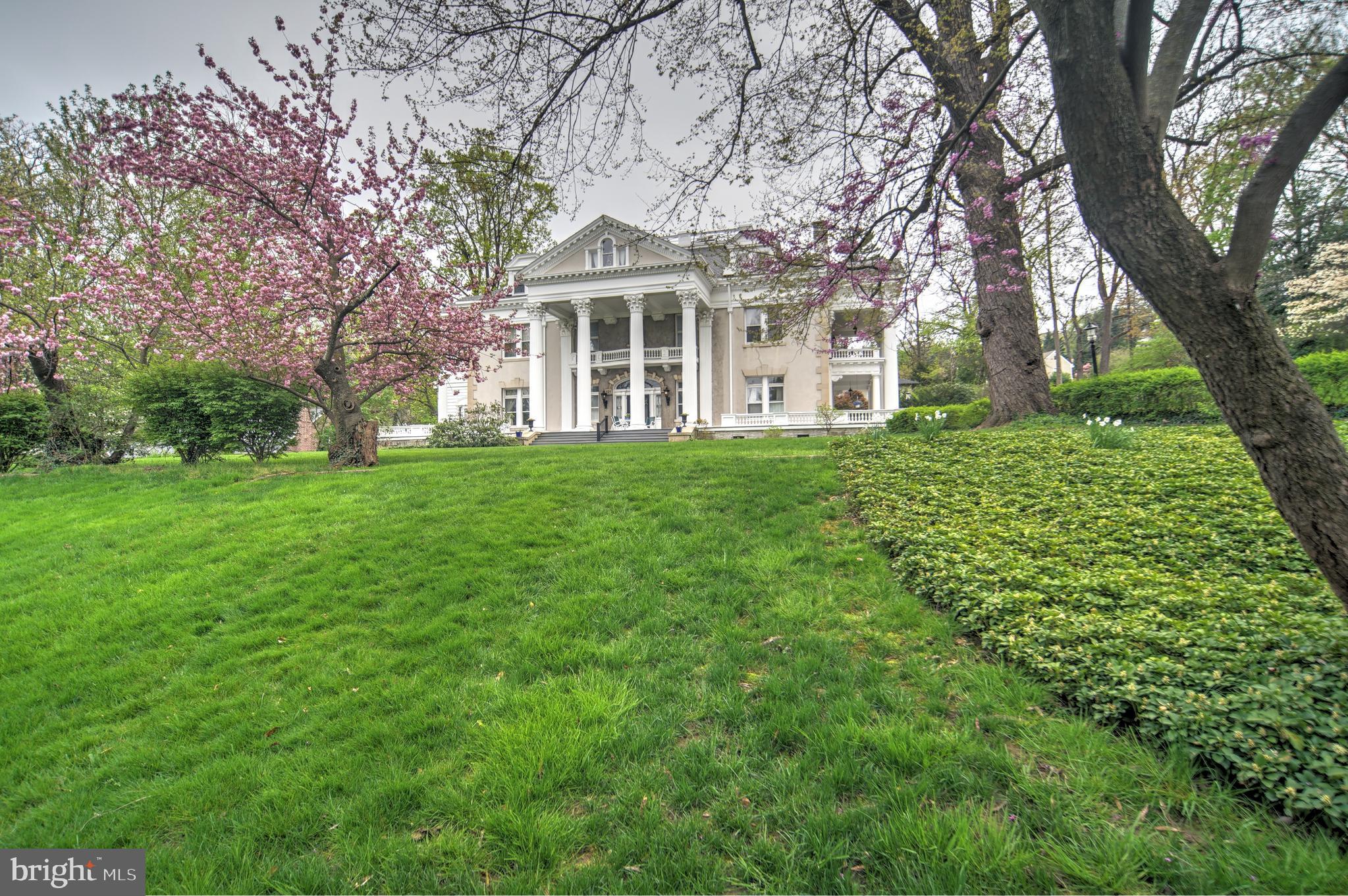 Unique Condo located on a gorgeous setting in the historic Mansion in Grantley. The neo-classical architecture has that old-world charm, and is reminiscent of Tara from Gone with the Wind. The magnificent mansion was built by the Small family in 1906. In 1960 it was divided into 6 units, then turned into Condominiums in 1980. This Penthouse (3rd floor) Condo features a large LR & 2 bedrooms, with hardwood floors throughout.  The kitchen has Stainless Steel appliances (new range and microwave!) 4 Free-Standing efficient A/C units. Three of the 4 are are brand new. Laundry and private storage located in Basement. 1 car assigned garage. Gas heat, hot water, water, Master Policy, lawn maintenance, and snow removal ALL INCLUDED in Condo fee. All you pay is electric, trash and sewer. Quiet and private neighborhood near York Hospital and York College with exceptional views and beautiful, mature landscaping. 2022 Monthly Condo Fees and 2022 Annual Assessment paid in full by seller.