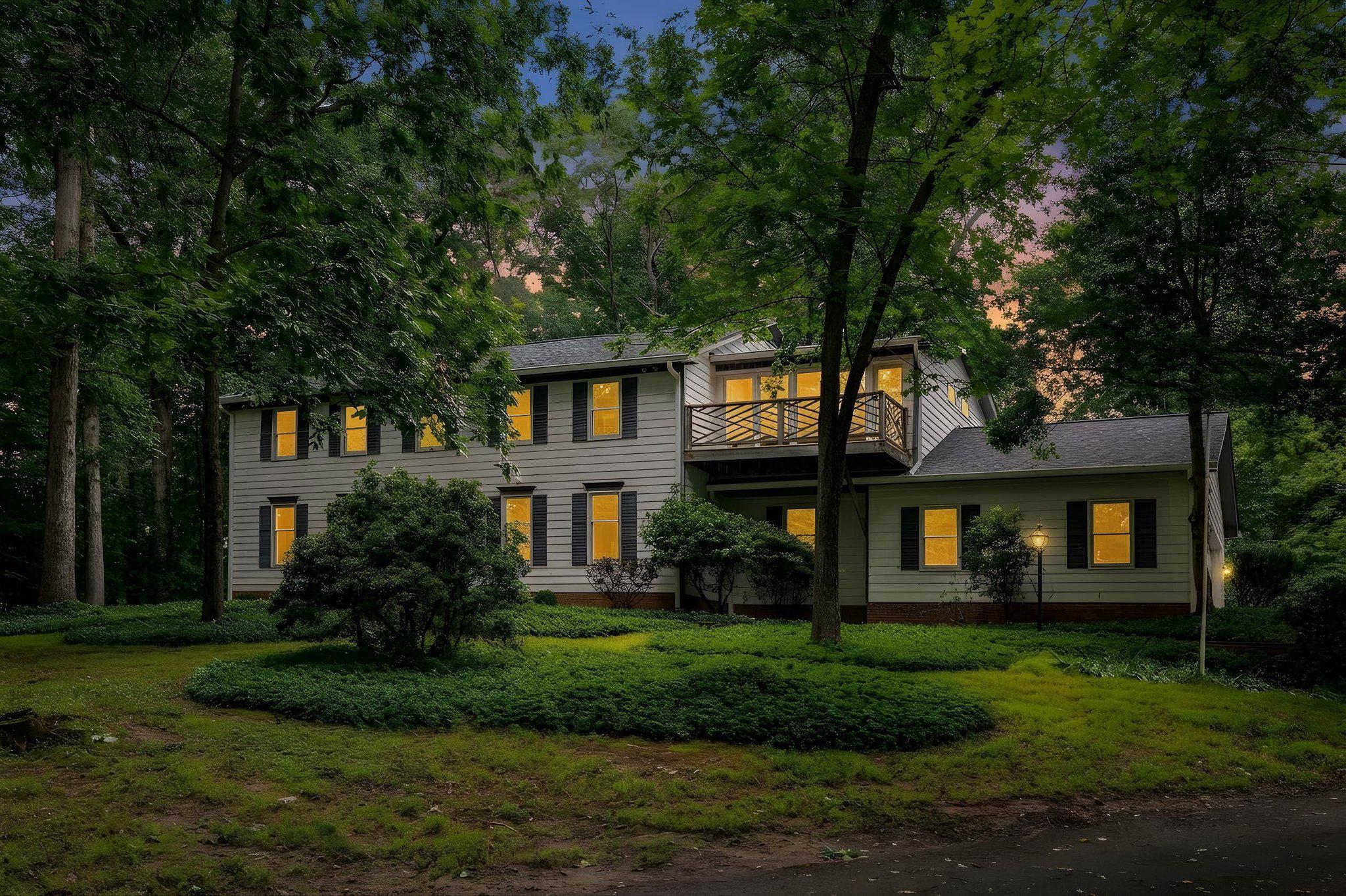 **Beautifully renovated throughout in 2026, this move-in-ready Great Falls home offers   4,000 finished square feet on a private, tree-lined 2-acre lot with NO HOA!** Ideally located just minutes from Great Falls Village, Tysons, Reston Town Center, shopping, dining, parks, and major commuter routes, this exceptional property combines modern updates, privacy, and endless potential in one of Northern Virginia's most sought-after communities.

This spacious 4-bedroom, 2.5-bath Colonial features an oversized 2-car garage and an extensively renovated interior showcasing engineered white oak flooring, fresh Sherwin Williams Greek Villa paint, updated lighting and plumbing fixtures, and beautifully renovated kitchen and bathrooms throughout.  

The heart of the home is the stunning chef's kitchen featuring new white cabinetry, quartzite countertops and full-height backsplash, an oversized island with seating and storage on both sides, pantry, updated stainless steel appliances, and a dedicated beverage center with wine storage and beverage refrigerator. The main level also offers formal living and dining rooms, a spacious family room with a gas fireplace and French doors to the screened porch, a private office with exposed brick accent wall and skylights, a bright sunroom with skylights, and an updated laundry room with new washer and dryer.

Upstairs, the spacious primary suite includes two walk-in closets, a beautifully renovated spa-inspired bath with an oversized dual-head shower, plus a one-of-a-kind wellness room featuring a private sauna, balcony, cedar closet, and skylights. Three additional generously sized bedrooms and an updated hall bath complete the upper level.

The partially finished lower level includes a recreation room plus abundant unfinished space with rough-in plumbing for a future full bath, offering exceptional storage and outstanding potential for additional finished living space.

Recent interior improvements include new flooring throughout, fully renovated kitchen with new appliances, fully renovate laundry room with new washer/dryer, fully renovated bathrooms and new HVAC.  Exterior  improvements include new roof, gutters, and skylights. 

Outside, enjoy the privacy of two acres, a screened porch, and slate patio. With **NO HOA**, buyers have the flexibility to personalize the exterior and outdoor living spaces to suit their own vision. Sold **As-Is**. A rare opportunity to own a beautifully renovated Great Falls home on 2 private acres in an unbeatable location.

Current pictures are temporary to give you a sense of the beautifully renovated interior. Professional photographs will be uploaded Thursday July 9.