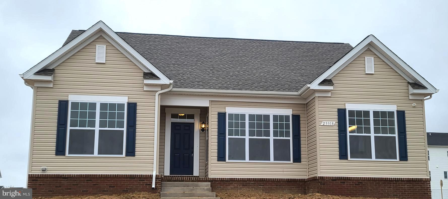 Lusby Floorplan (Rambler): Sunroom Extension, Finished Rec. Room and Den/BR in Basement, Vinyl Planks at Foyer, Great Room, Dining Room and Hall, Covered Front Stoop, Covered Rear Porch, Walk-In Closet at Owner's Suite, Owner's Shower comes with Seat, HUGE Kitchen w/Island, Walk-In Pantry, Laundry on Main Level. Granite Kitchen Countertops, Upgraded Cabinetry, Stainless Steel Appliances. Community Amenities Feature a Clubhouse, Pool, Playground, Tennis/Pickleball Court, Basketball Court, Volleyball Net, Walking Trails, Sidewalks, Street Lights.