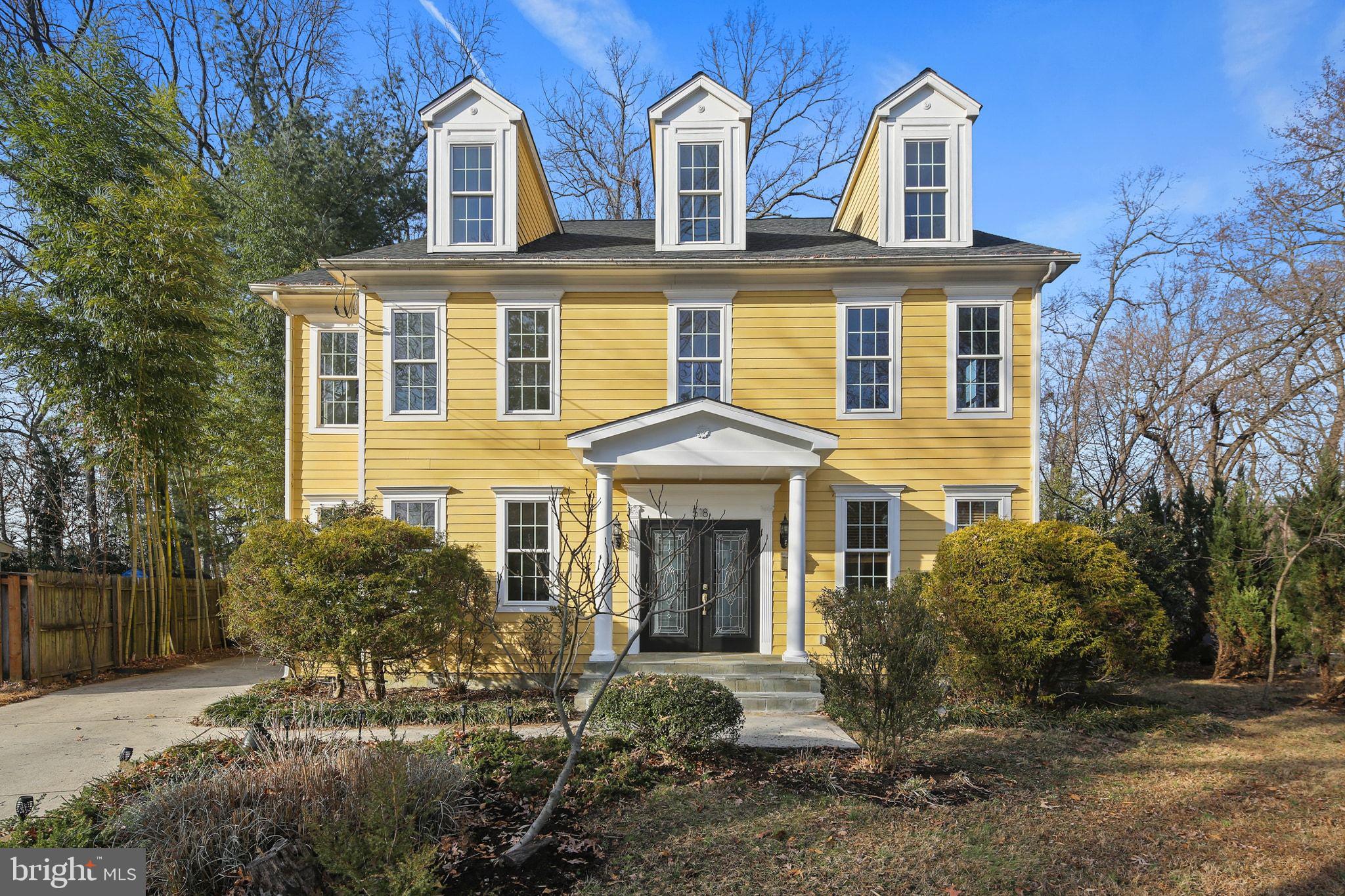 Welcome to this rare and expansive 4,400+ sq ft home in the desirable Twinbrook neighborhood, offering an exceptional opportunity to own significantly more space than typically available in the area. Completely rebuilt in 2007 and thoughtfully updated, this move-in ready residence features three full levels above ground, an open and functional layout, and a private setting backing directly to parkland. The main level showcases hardwood floors, a dramatic two-story foyer, a dedicated home office, and generously sized living and dining spaces ideal for both everyday living and entertaining. The open-concept kitchen is the centerpiece of the home, complete with granite countertops, marble backsplash, a large center island with second sink and wine refrigerator (2022), and recent appliance updates (2024). The kitchen flows seamlessly into the family room with a gas fireplace and access to the backyard and patio. Upstairs, the spacious owner’s suite offers a true retreat with its own fireplace, dual walk-in closets, and a well-appointed bath with soaking tub and double shower. Additional two bedrooms are bright and well-sized, with a convenient upper-level laundry room. The top level provides a versatile fourth bedroom with a full bath and bar area—ideal for guests, a home gym, or entertainment. Recent updates include fresh interior paint in most rooms (2025), a new roof (2025), and exterior paint (2018). A detached two-car garage and manageable yard with recent landscaping add to the home’s appeal. Backing to parkland with a playground, tennis courts, and open green space, and within walking distance to Croydon Creek Nature Center, Glenview Mansion, and the F. Scott Fitzgerald Theatre, this home combines space, privacy, and convenience. Metro access via Washington Metro Red Line stations is just minutes away. A unique opportunity to own one of the largest homes in the neighborhood—offering space, flexibility, and value that is hard to find at this price point.