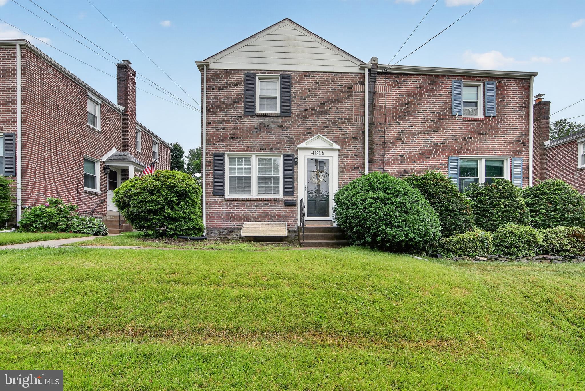 Welcome to this impeccably maintained brick Colonial in the desirable community of Drexel Hill. This charming home has been lovingly cared for and offers the perfect blend of classic character, modern updates, and everyday convenience. Step inside to a sun-filled living room featuring beautiful hardwood floors, fresh neutral décor, and a timeless staircase that creates a warm and inviting first impression. The spacious living room flows seamlessly into the elegant dining room, highlighted by a stylish light fixture and the perfect setting for family gatherings or entertaining guests. The spectacular updated kitchen is sure to impress, featuring crisp white cabinetry, stainless steel appliances, a gas range, beautiful glass and stone tile backsplash, and a bright window overlooking the backyard. This kitchen combines style and functionality, making it a wonderful space for both everyday living and entertaining. upstairs, you will find three comfortable bedrooms with gleaming hardwood floors, ceiling fans, and generous closet space. The full hall bathroom features a tiled tub/shower surround and classic finishes. The full basement offers high ceilings, laundry, and plenty of additional space ready to be transformed into a family room, home office, gym, or recreation area ,the possibilities are endless. outside, enjoy the timeless curb appeal of this beautiful brick home, a spacious lawn, garage, and mature landscaping that adds to its charm. Recent newer windows provide peace of mind and energy efficiency.  Ideally located close to shopping, restaurants, parks, schools, and public transportation, with convenient access to major commuter routes and Center City Philadelphia. This meticulously cared-for home offers the perfect combination of comfort location and convenience